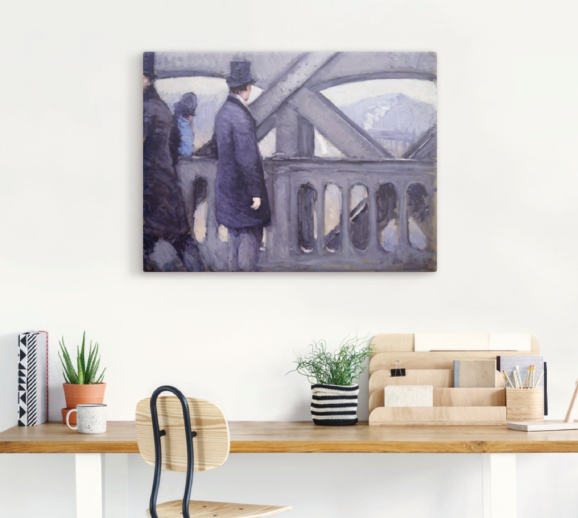 Artland Artprint Europabrug. 1876 als artprint op linnen, muursticker of poster in verschillende maten