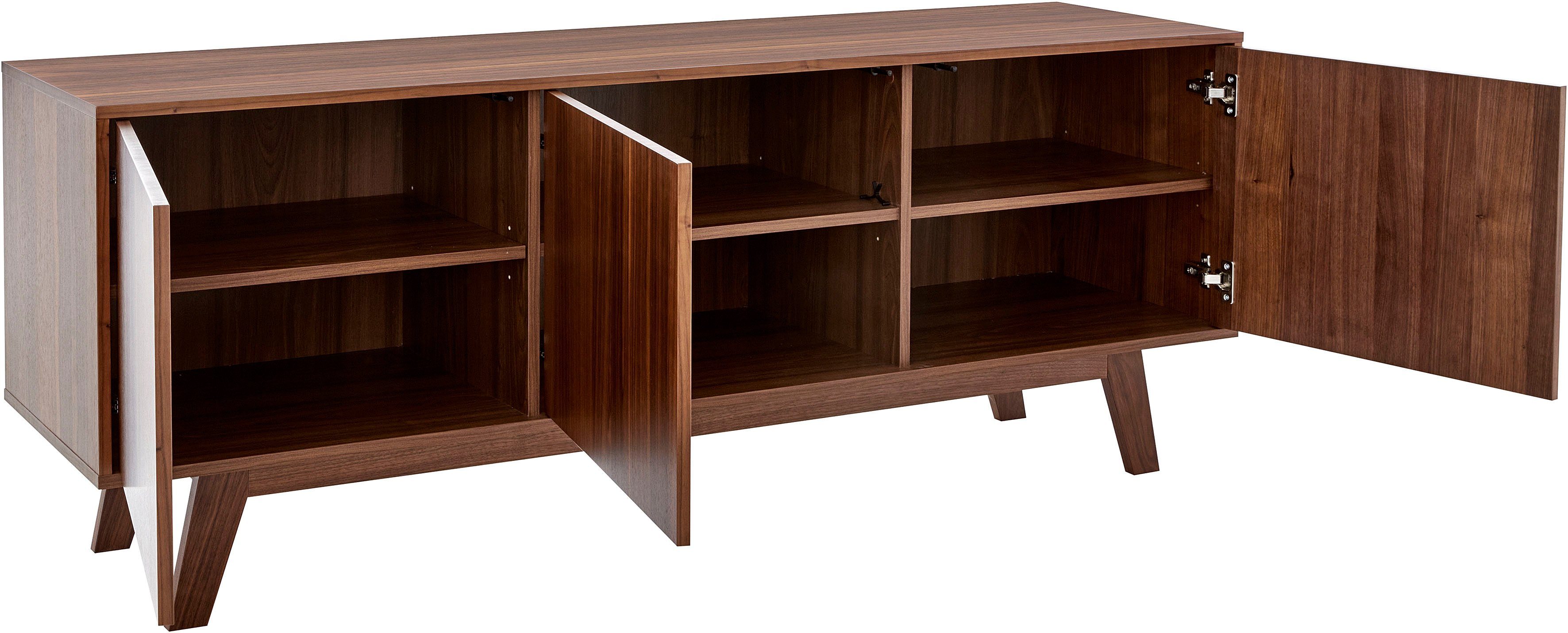 Guido Maria Kretschmer Home&Living Dressoir Orlando Breedte 170 cm, houtfineer, push-to-openfunctie