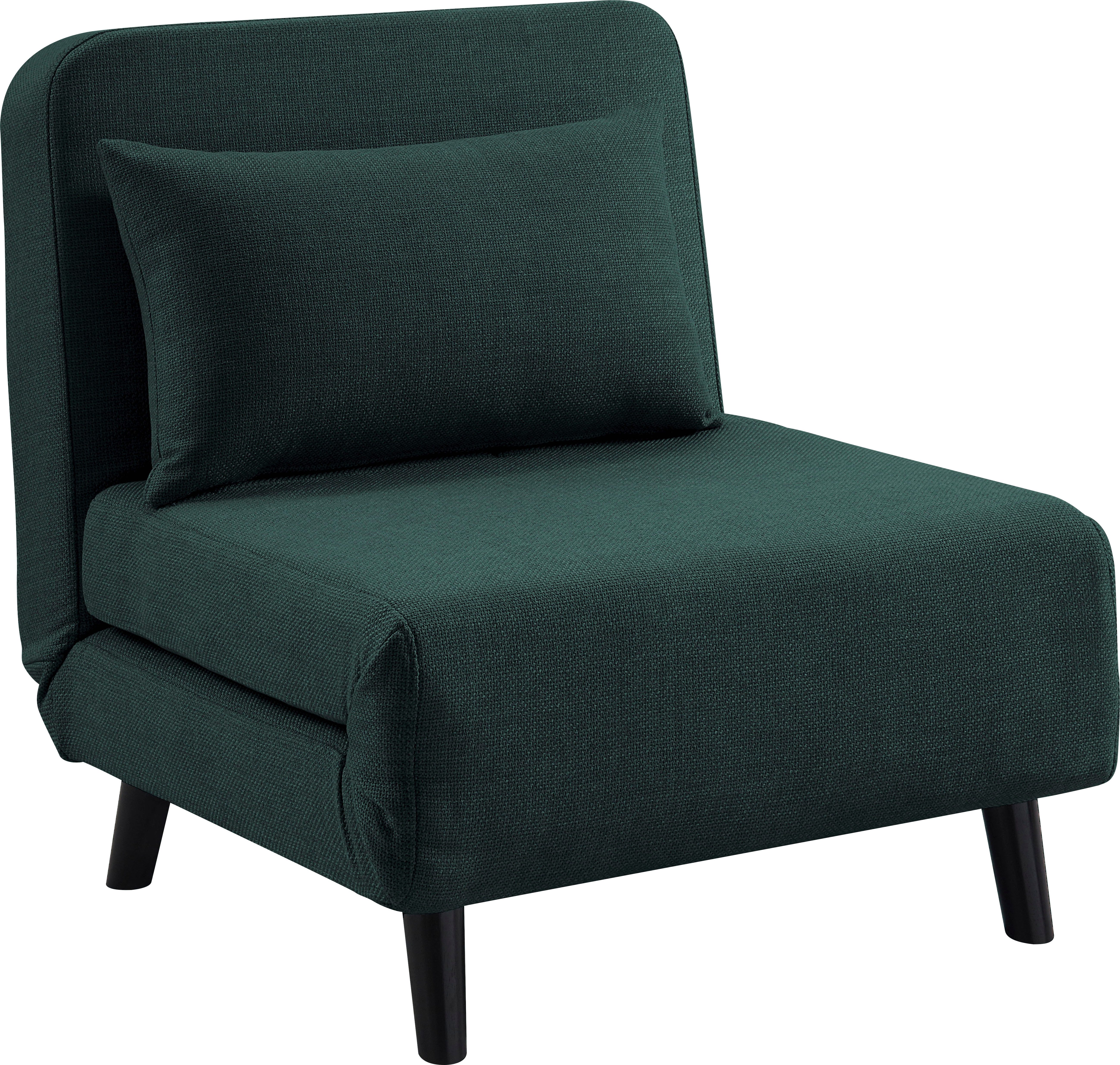 ATLANTIC home collection Fauteuil Robby incl. bedfunctie, meerdere verstelbaar, structuurstof
