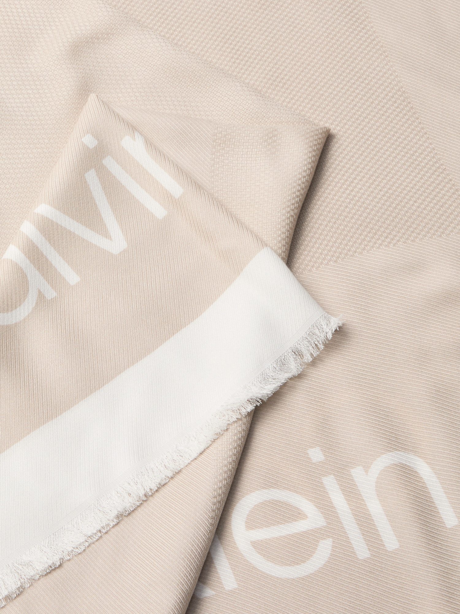 Calvin Klein Modieuze sjaal BOLD LOGO CONTRAST SCARF