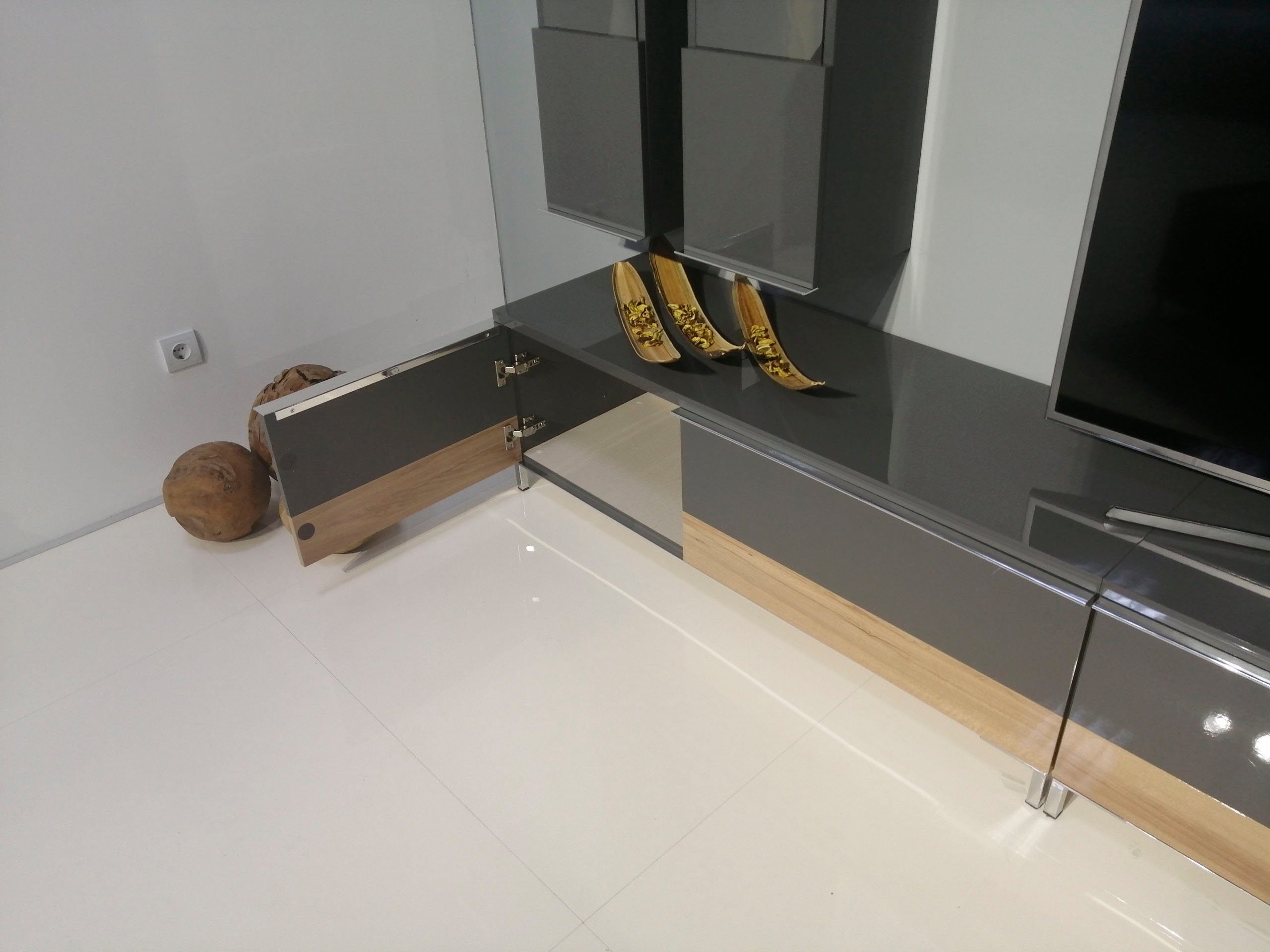 Places of Style Tv-meubel Onyx Kast met soft-close functie, in twee breedtes, tv-tafel