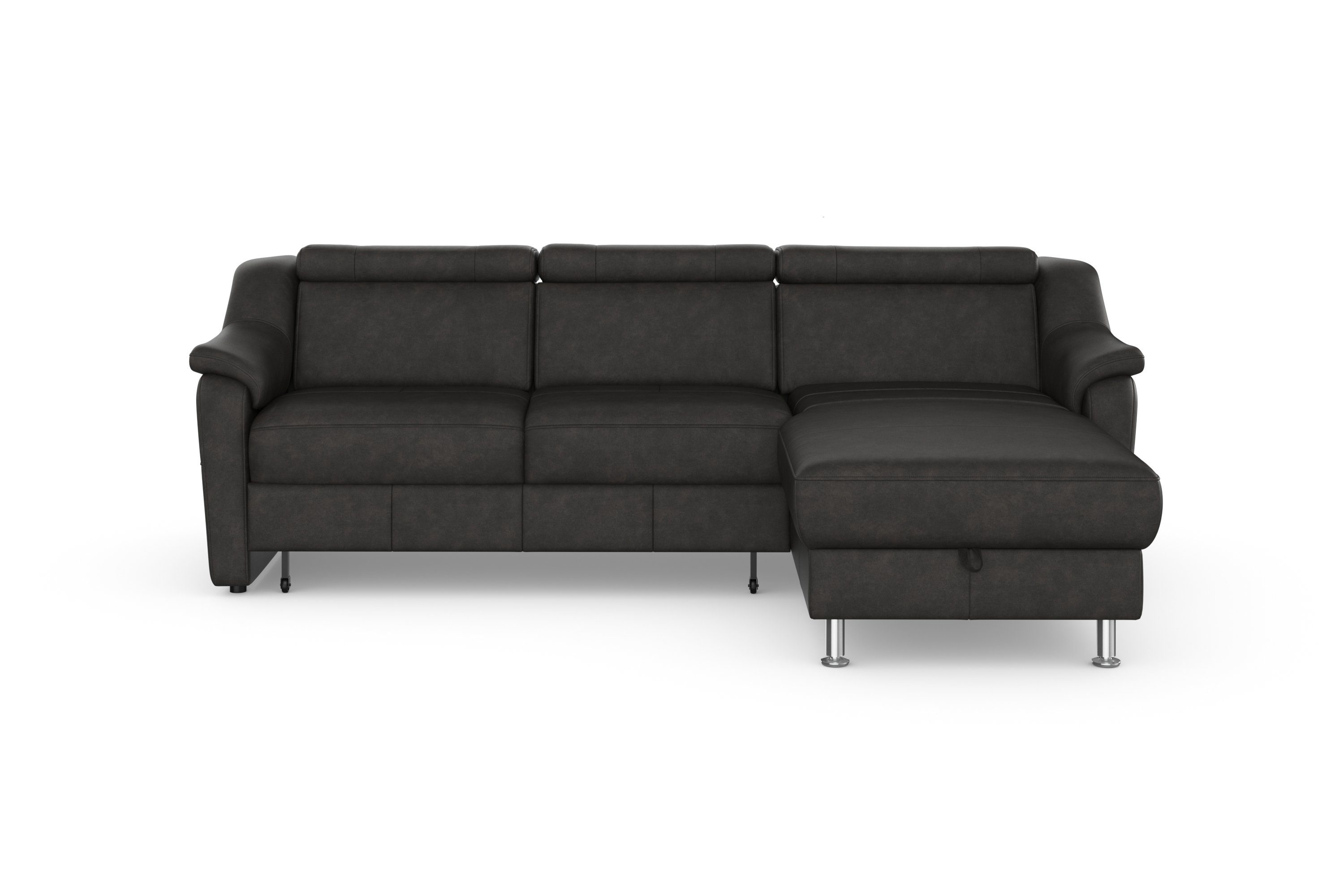 Sit&more Hoekbank Freetown L-vorm met verstelbare hoofdsteun en comfortabele binnenvering