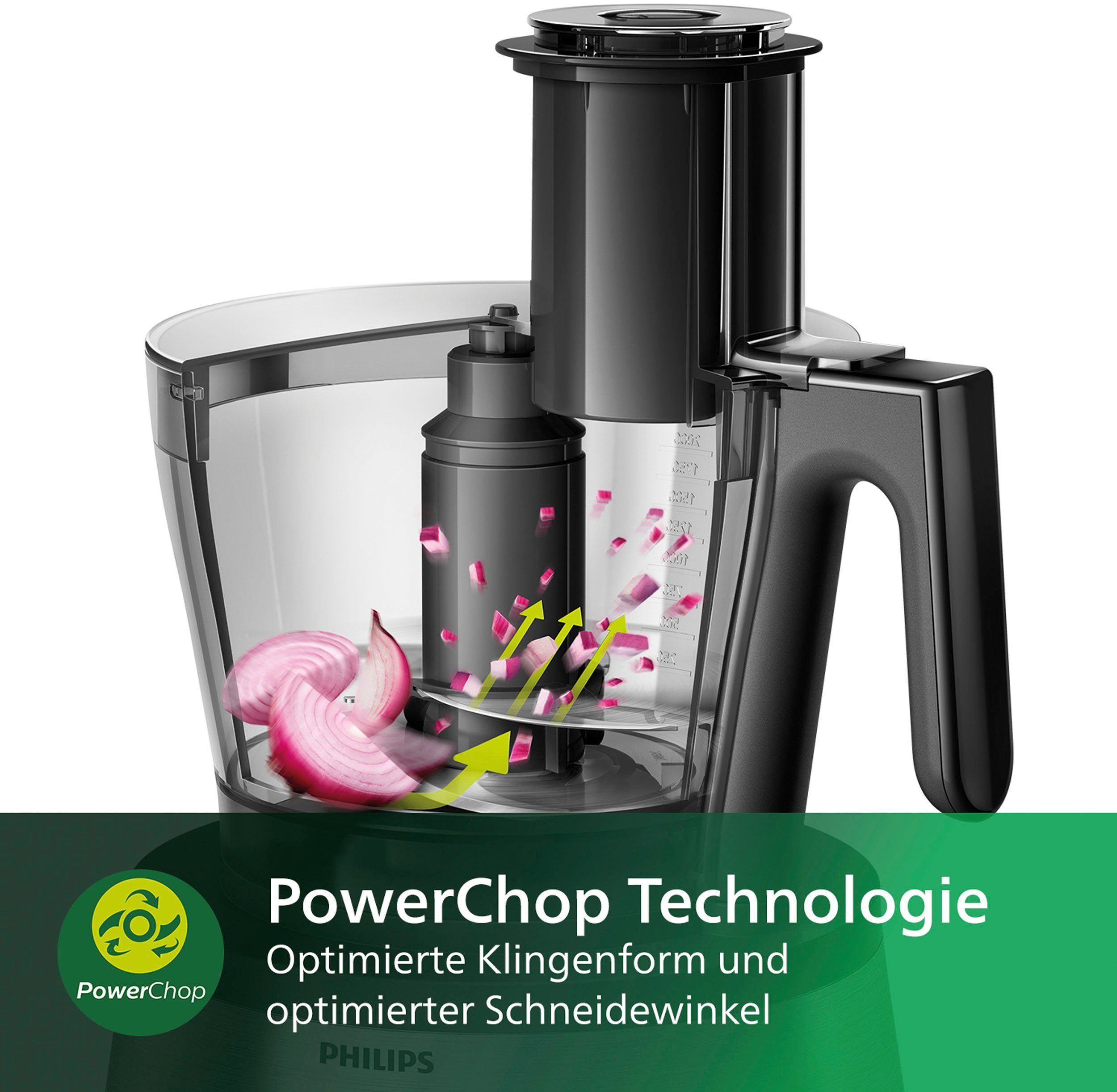 Philips Compacte keukenmachine HR7778/00 inclusief deeghaak, vruchtenpers, blender en citruspers