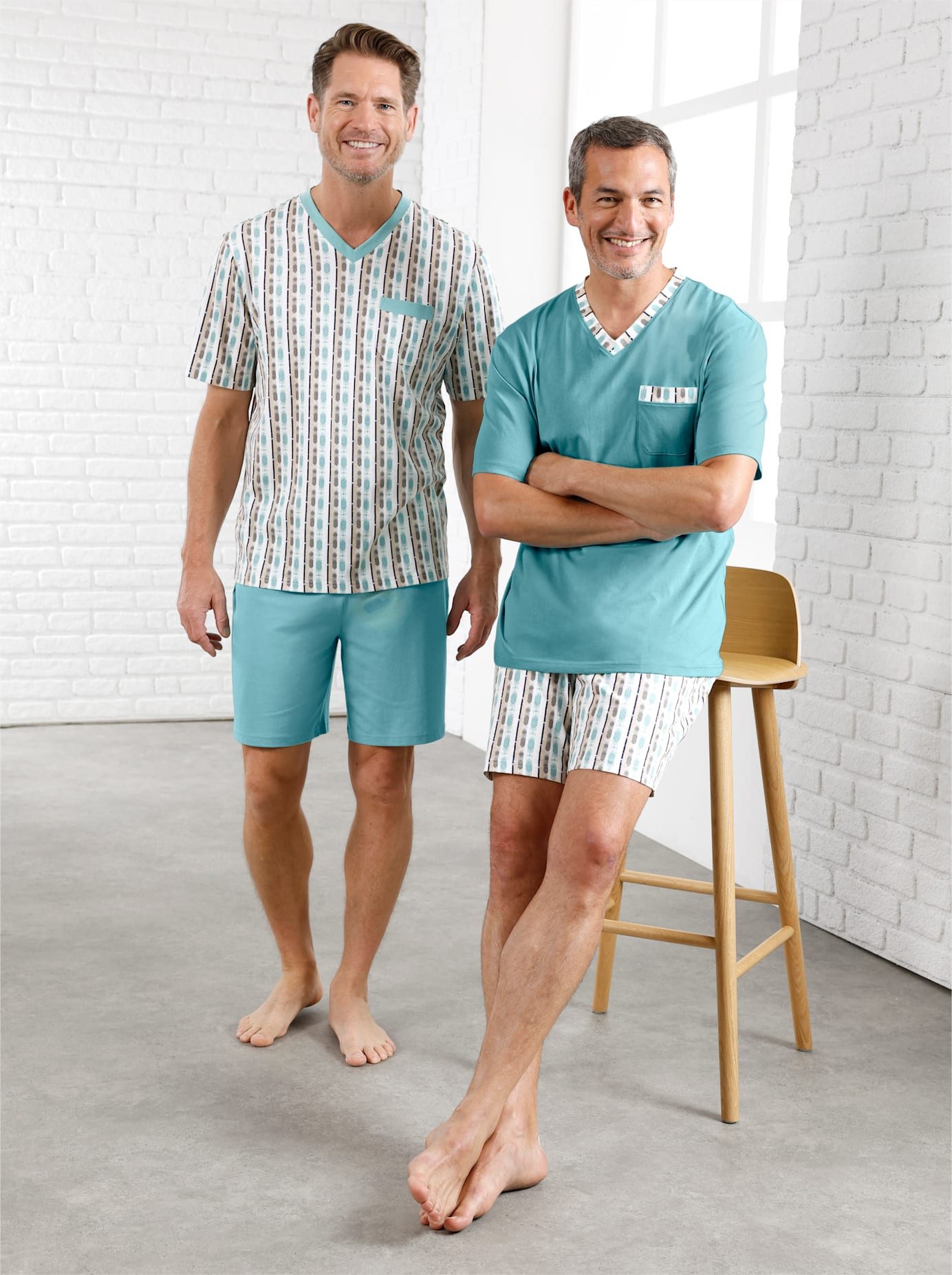 wäschepur Shortama heren shortama's maat 52/54 multicolor