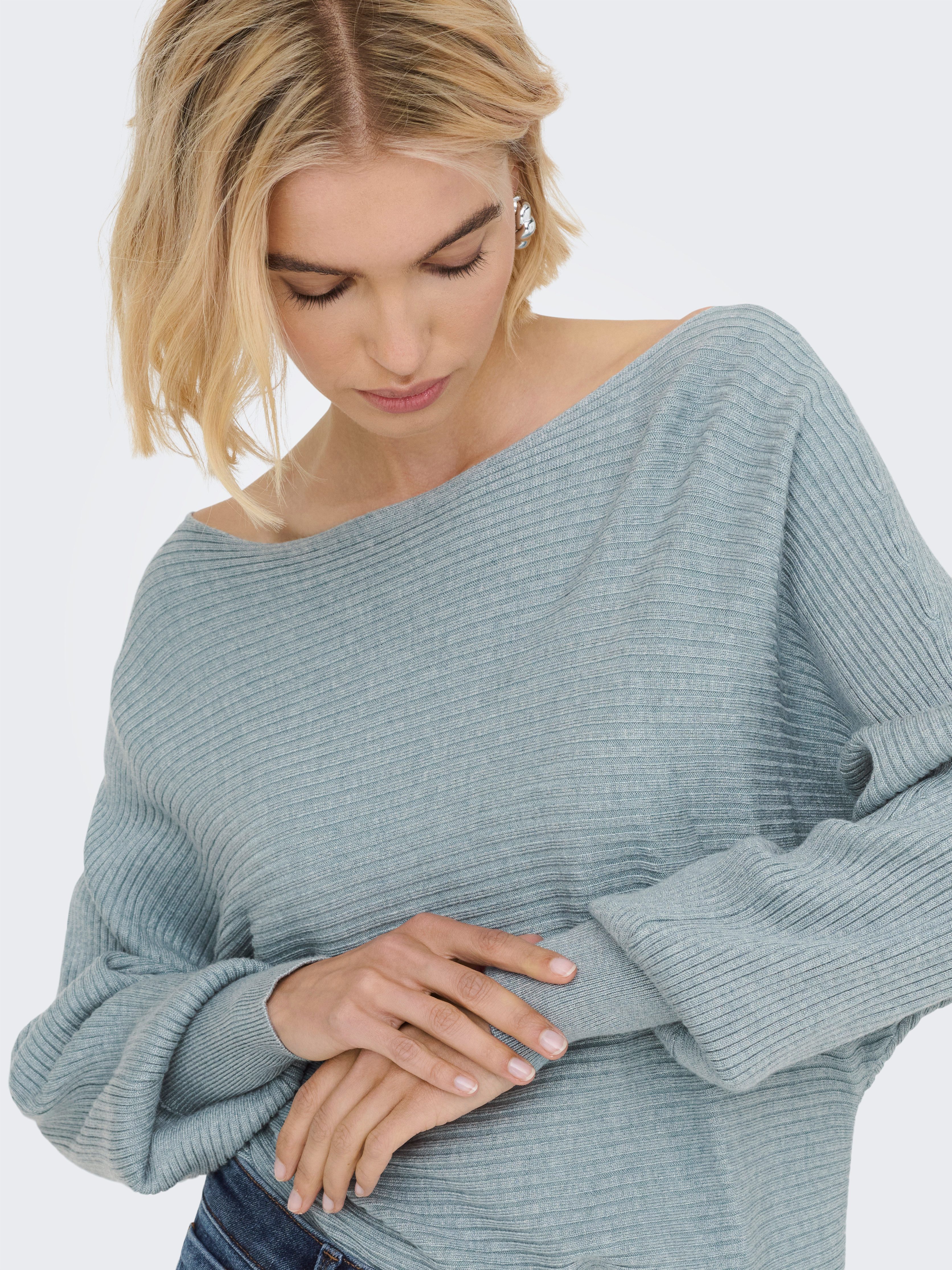 Only Gebreide trui ONLADALINE L/S SHORT PULLO KNT NOOS