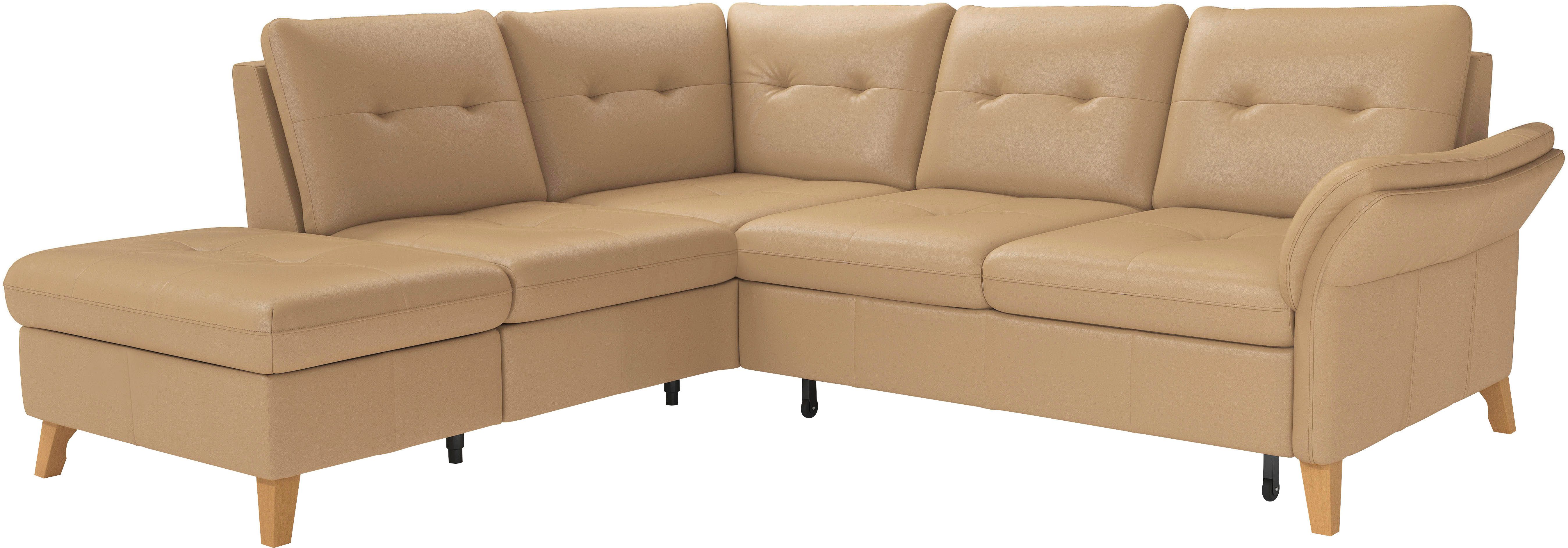 sit&more Hoekbank Göteborg inclusief zitdiepteverstelling, optioneel met bedfunctie & bedlade