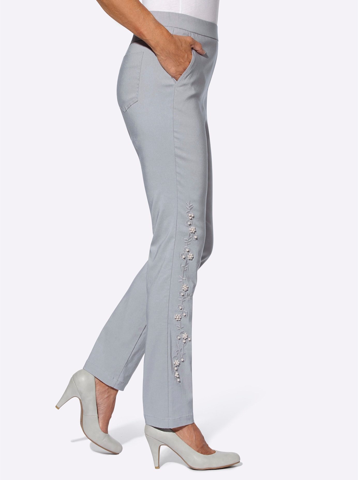 Lady Geweven broek