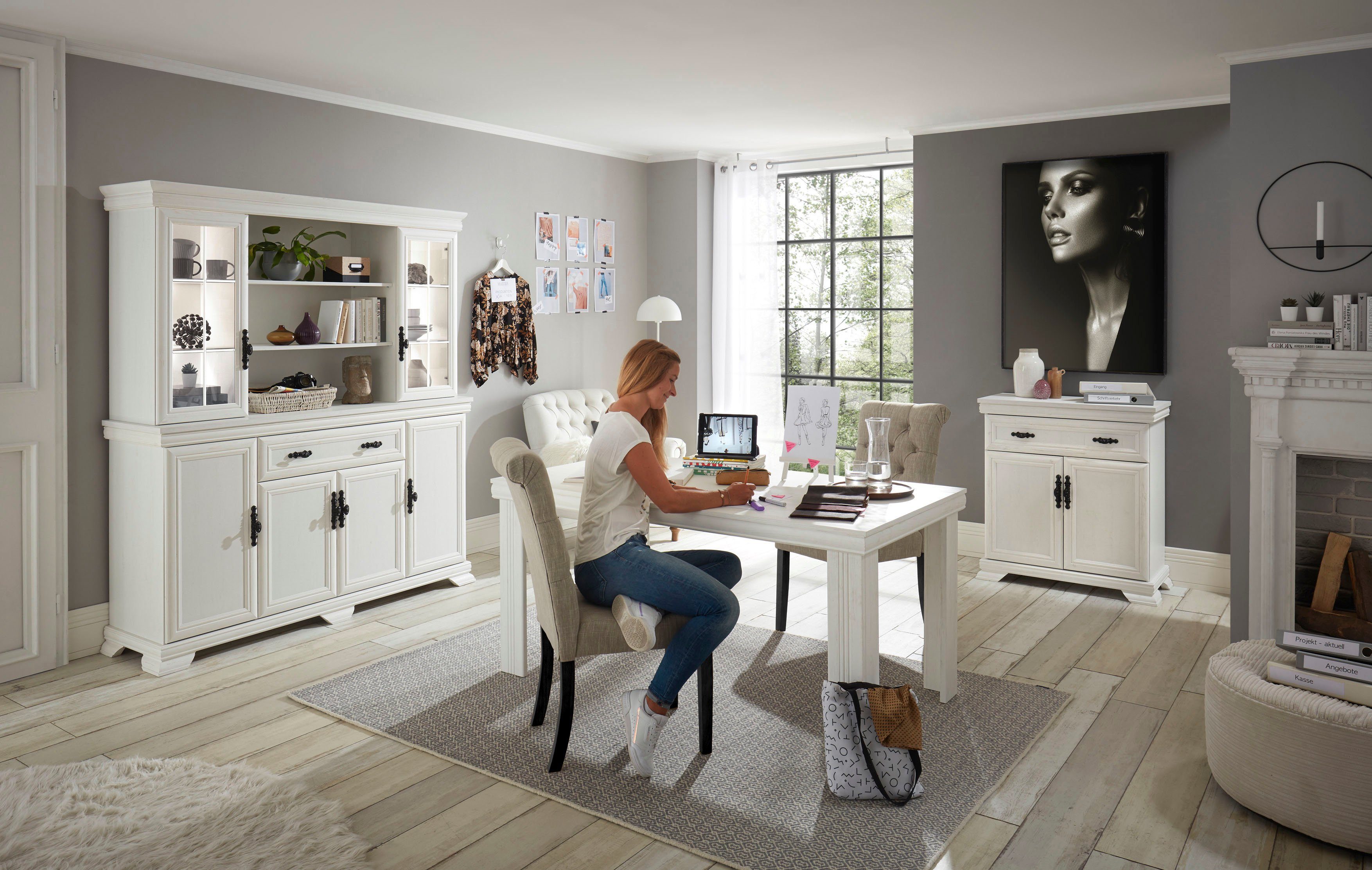 Home affaire Buffetkast Royal Breedte ca. 168 cm