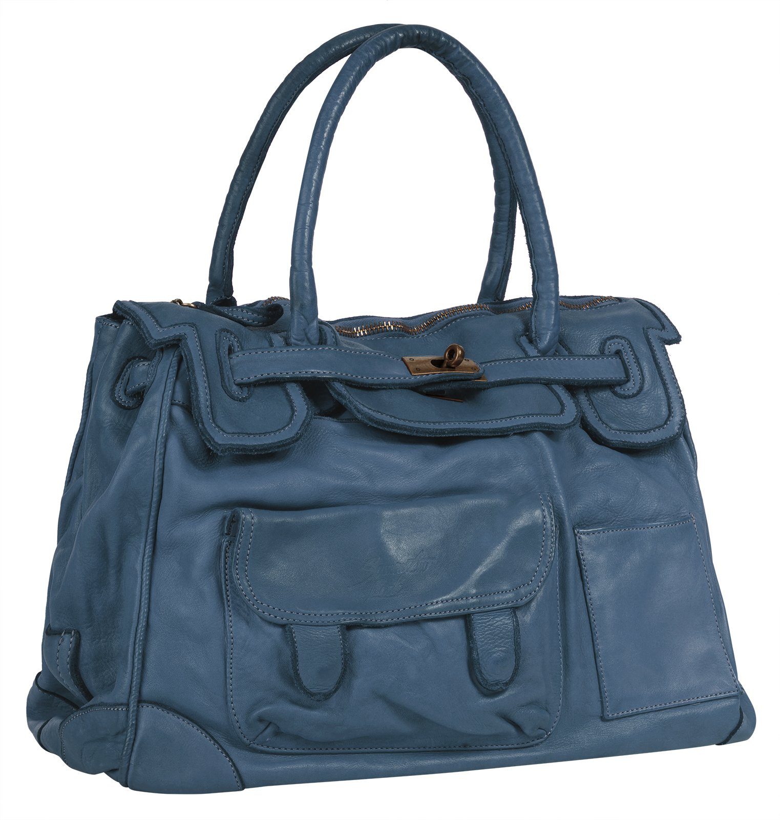 Samantha Look Shopper echt leer, made in italy