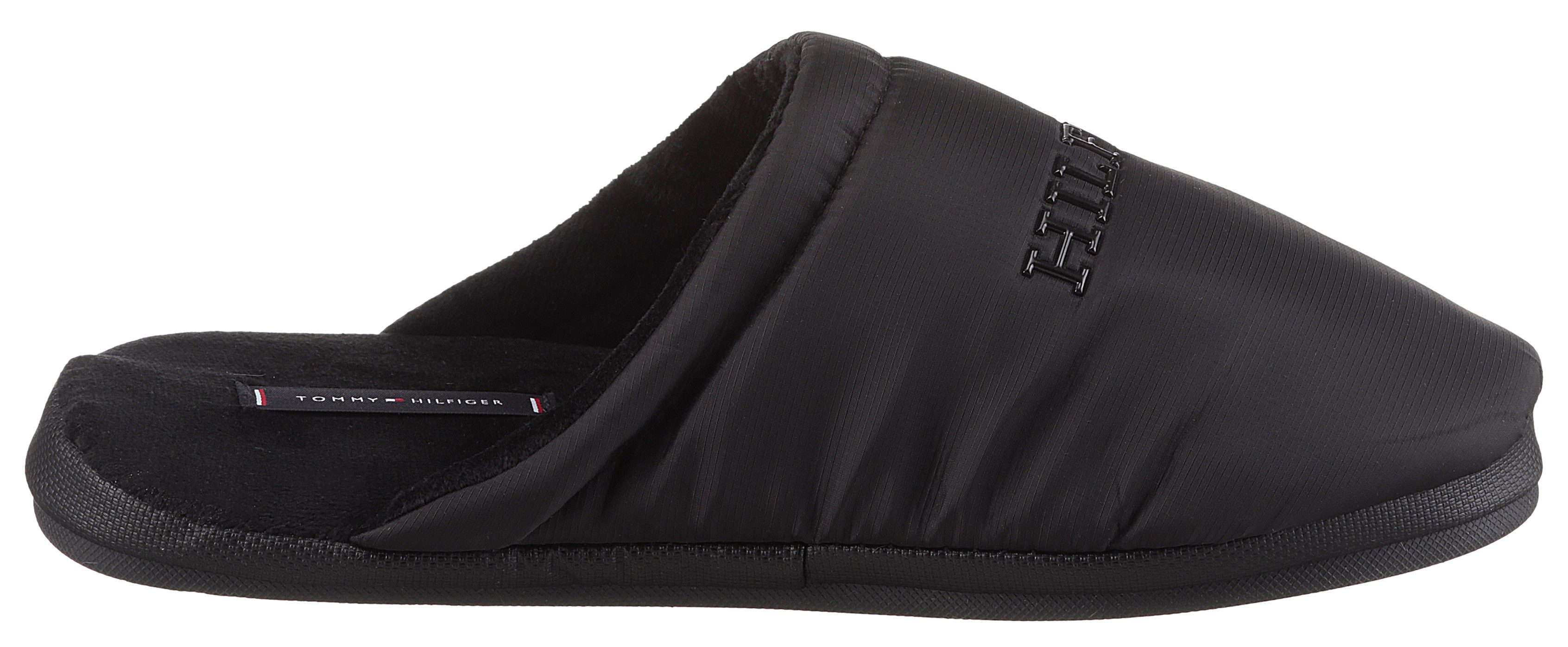 Tommy Hilfiger Pantoffels NYLON HILFIGER HOUSE SHOE casual mode, pantoffel, slippers, instapschoen met logo-opschrift