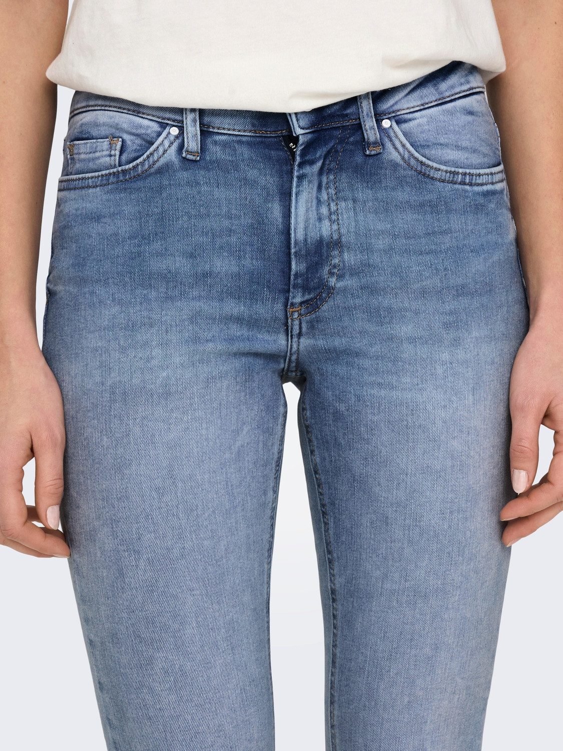 Only Ankle jeans ONLBLUSH MID SK ANK RAW DNM REA694 NOOS