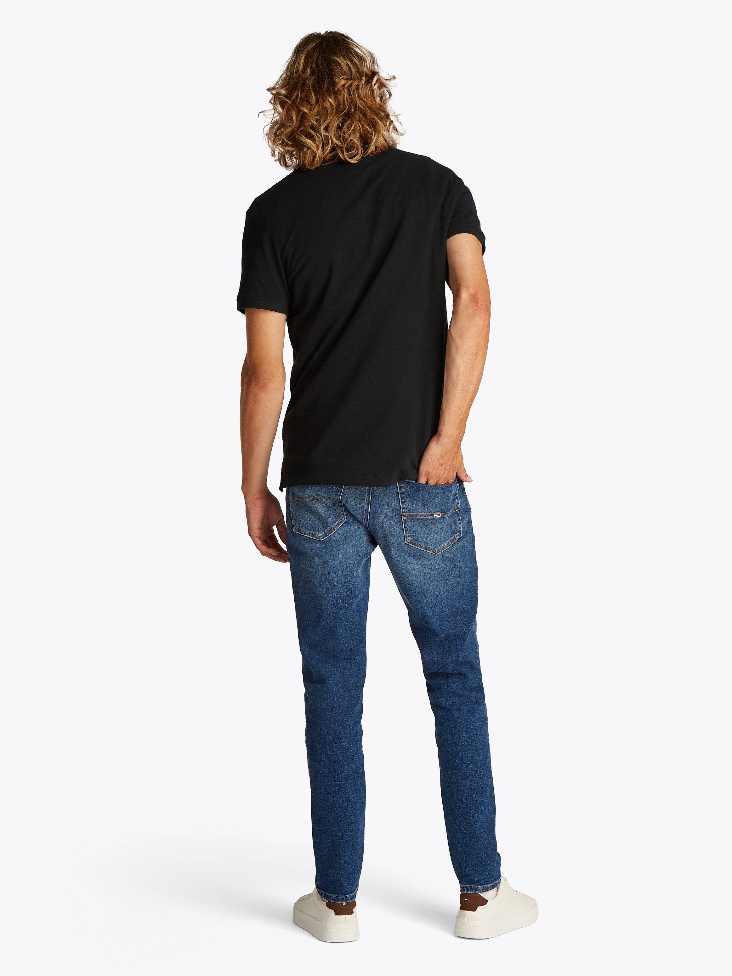 TOMMY JEANS Poloshirt TJM SLIM PLACKET POLO EXT