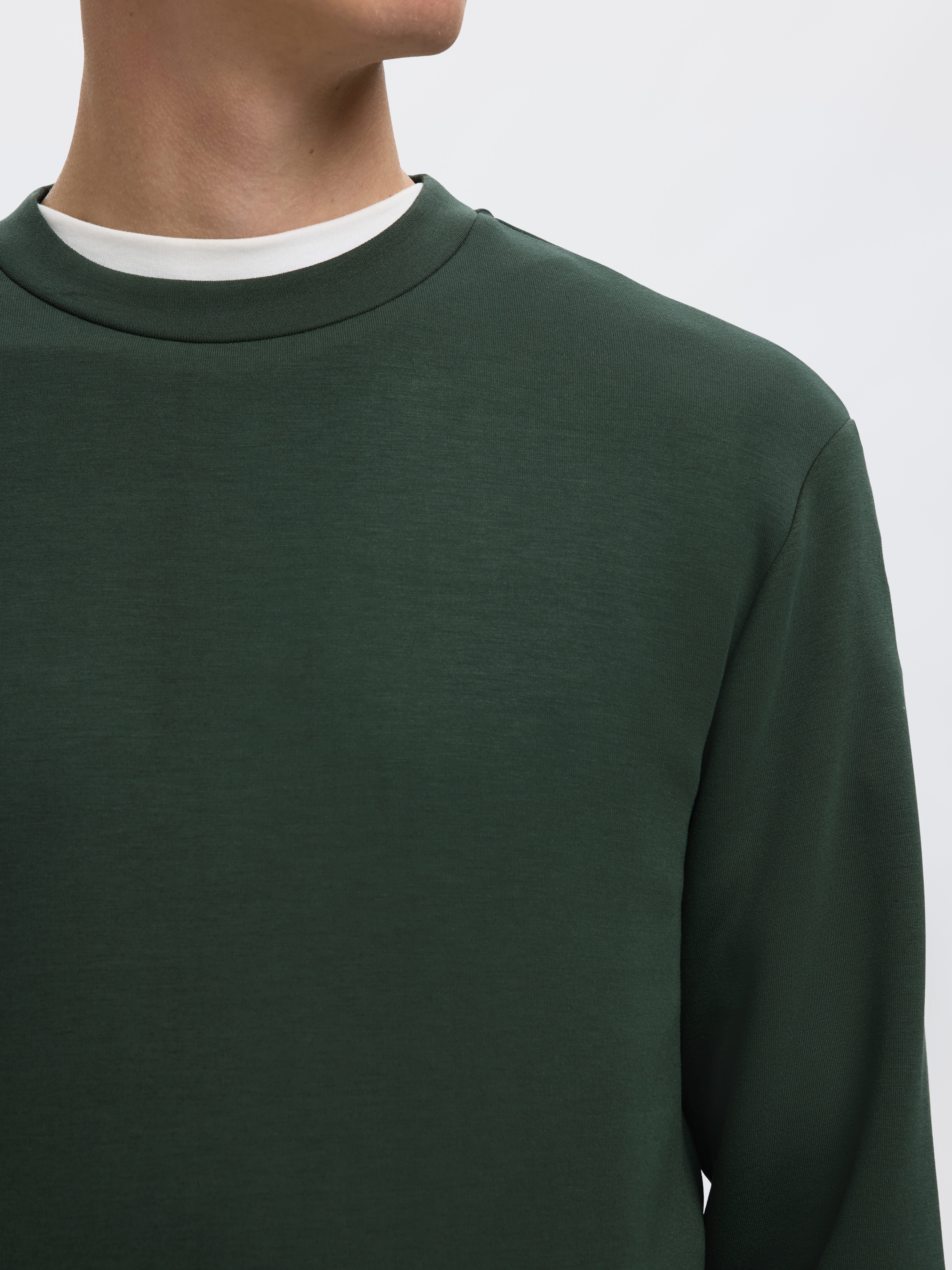 SELECTED HOMME Sweatshirt SLHEMANUEL SOFT CREW NECK SWEAT NOOS