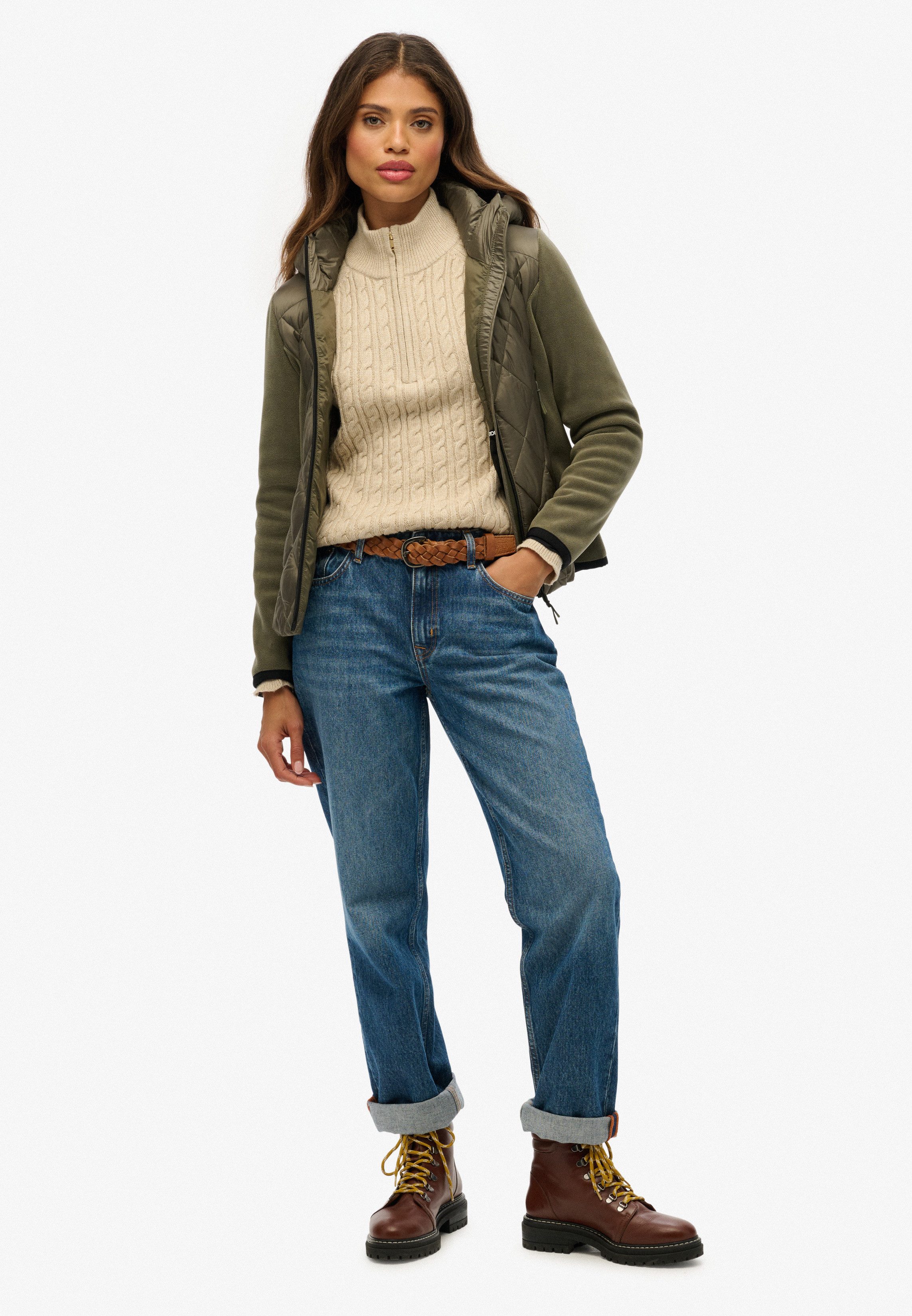 Superdry Gewatteerde jas HOODED HERITAGE STORM JACKET