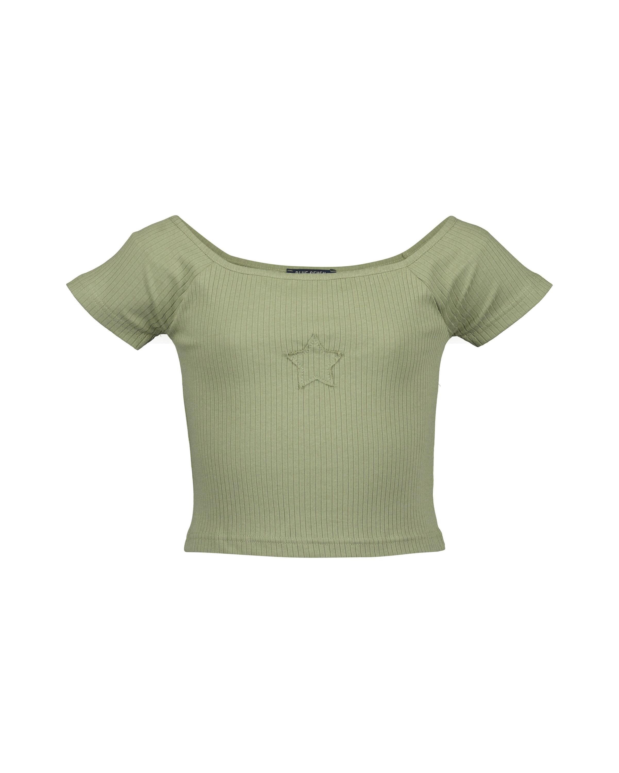 Blue Seven T-shirt Blue Seven tiener meisjes T-shirts 2-pack Carmen uitsnijding (2-delig)