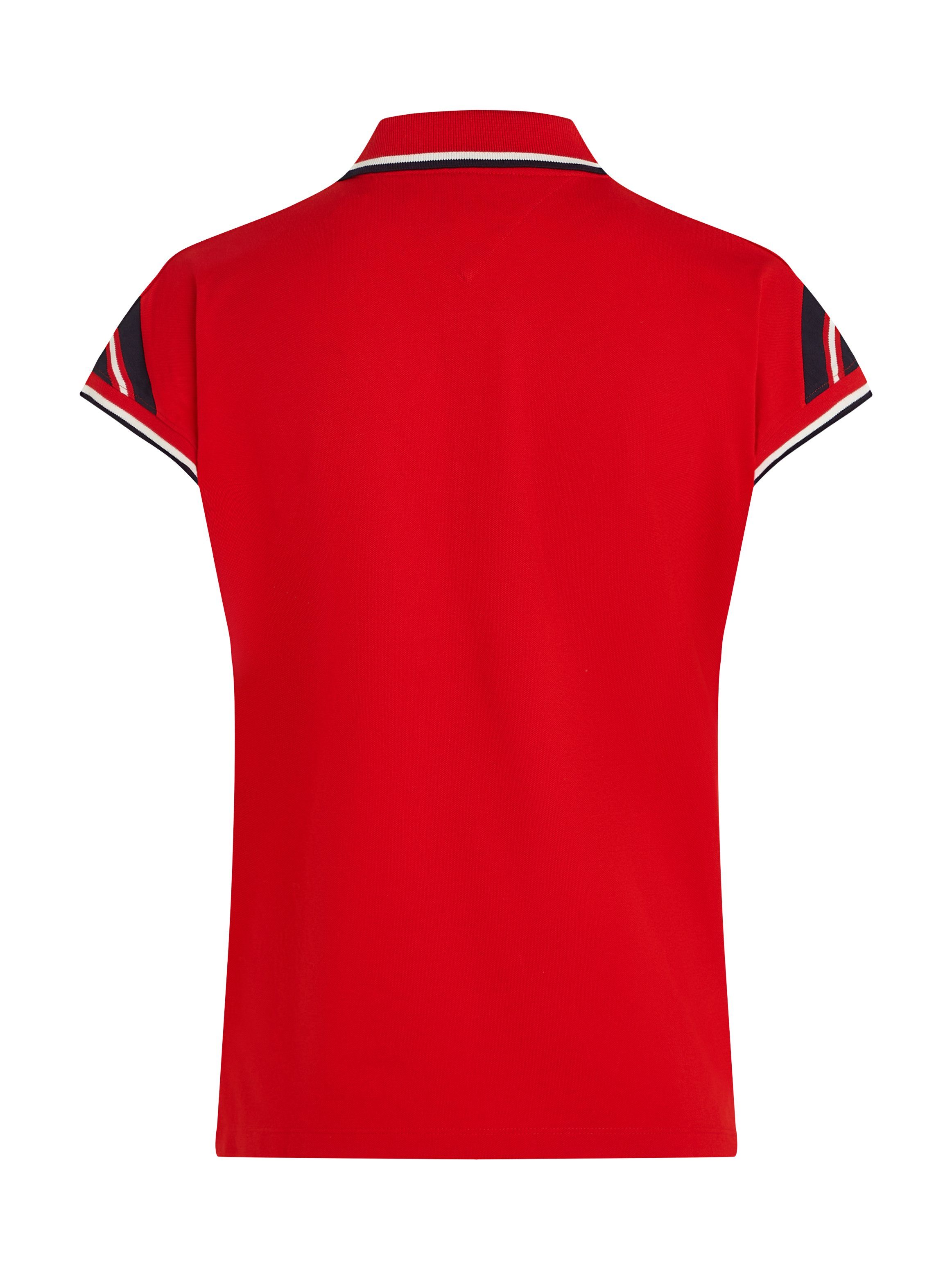 Tommy Hilfiger Poloshirt REG STRIPE SLV POLO CAP SLEEVE