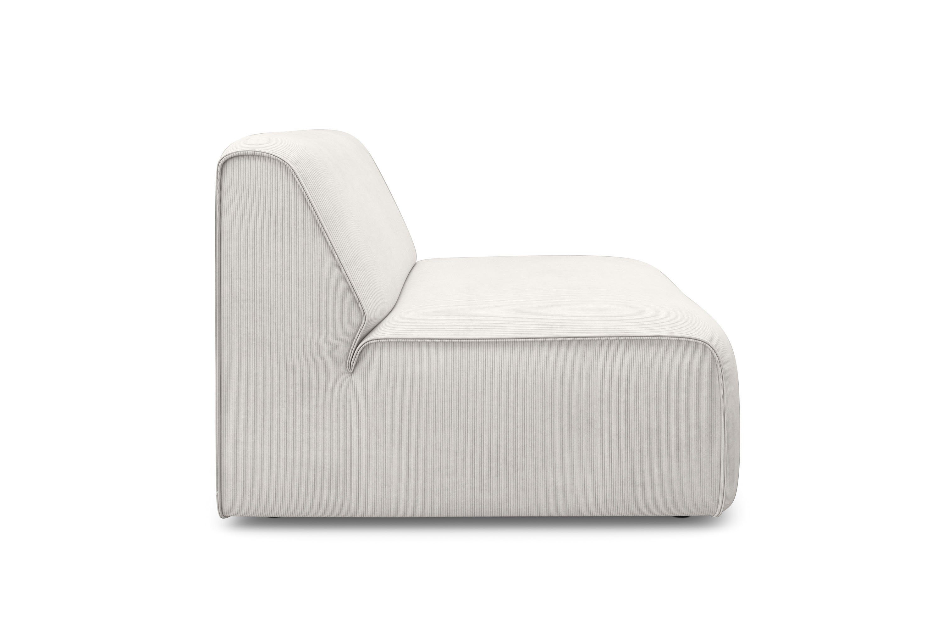 RAUM.ID Fauteuil Merid sofa-middenelement, afmetingen B/D/H: 84/97/46 cm als module of apart te gebruiken, voor individuele samenstelling