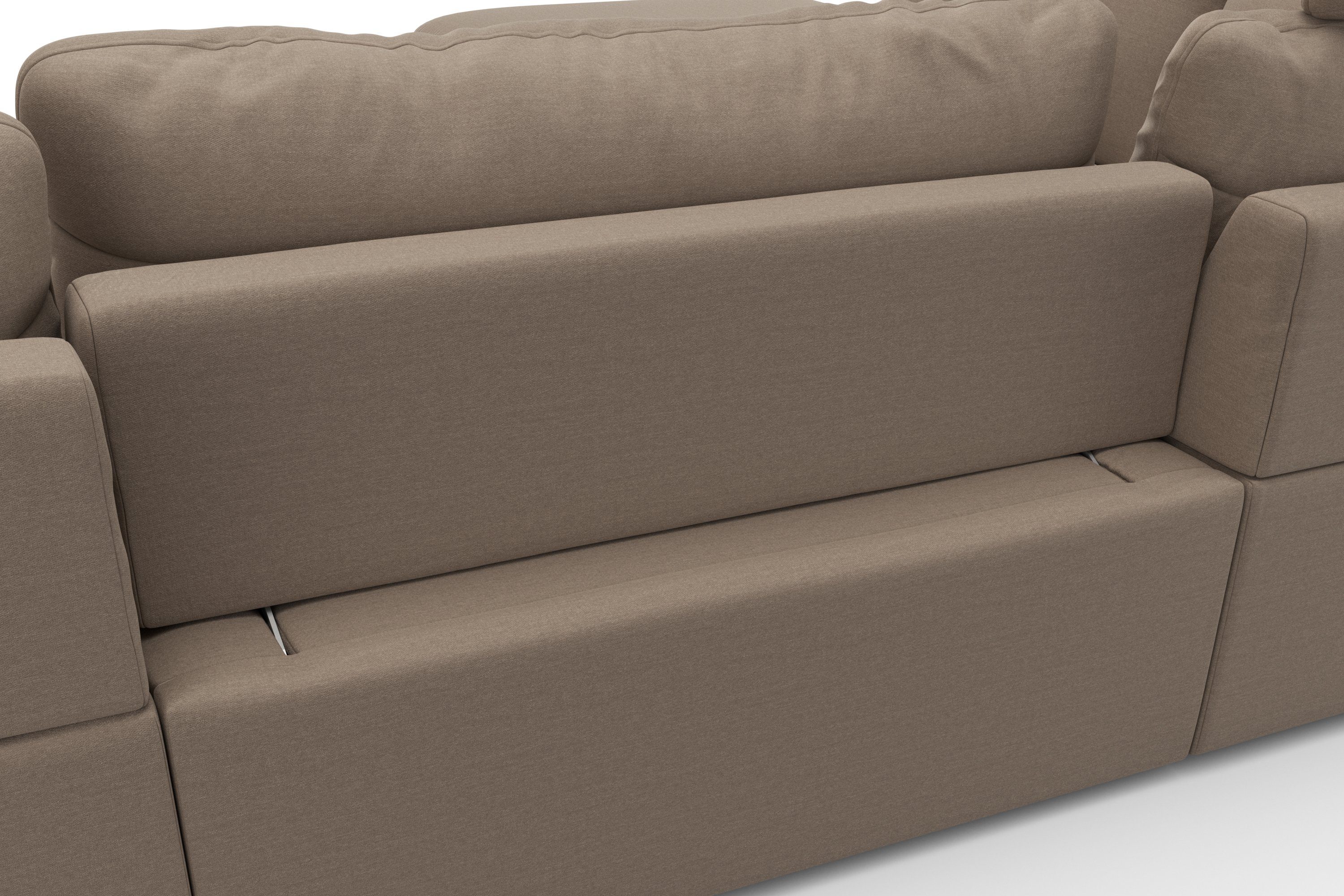 sit&more Hoekbank Cadabra L-vorm Breedte 356 cm, met zitdiepteverstelling