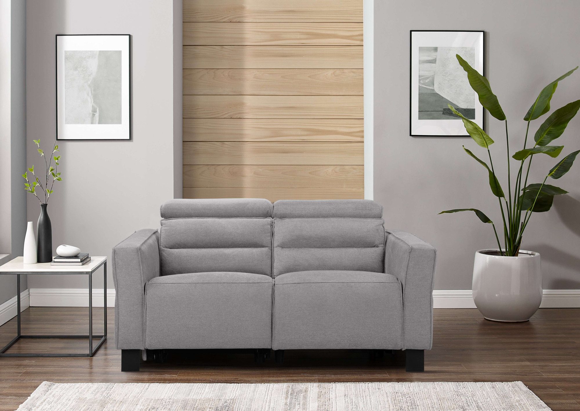 Places of Style 2-zitsbank Carpari, 162 cm, met handmatige of elektrische relaxfunctie