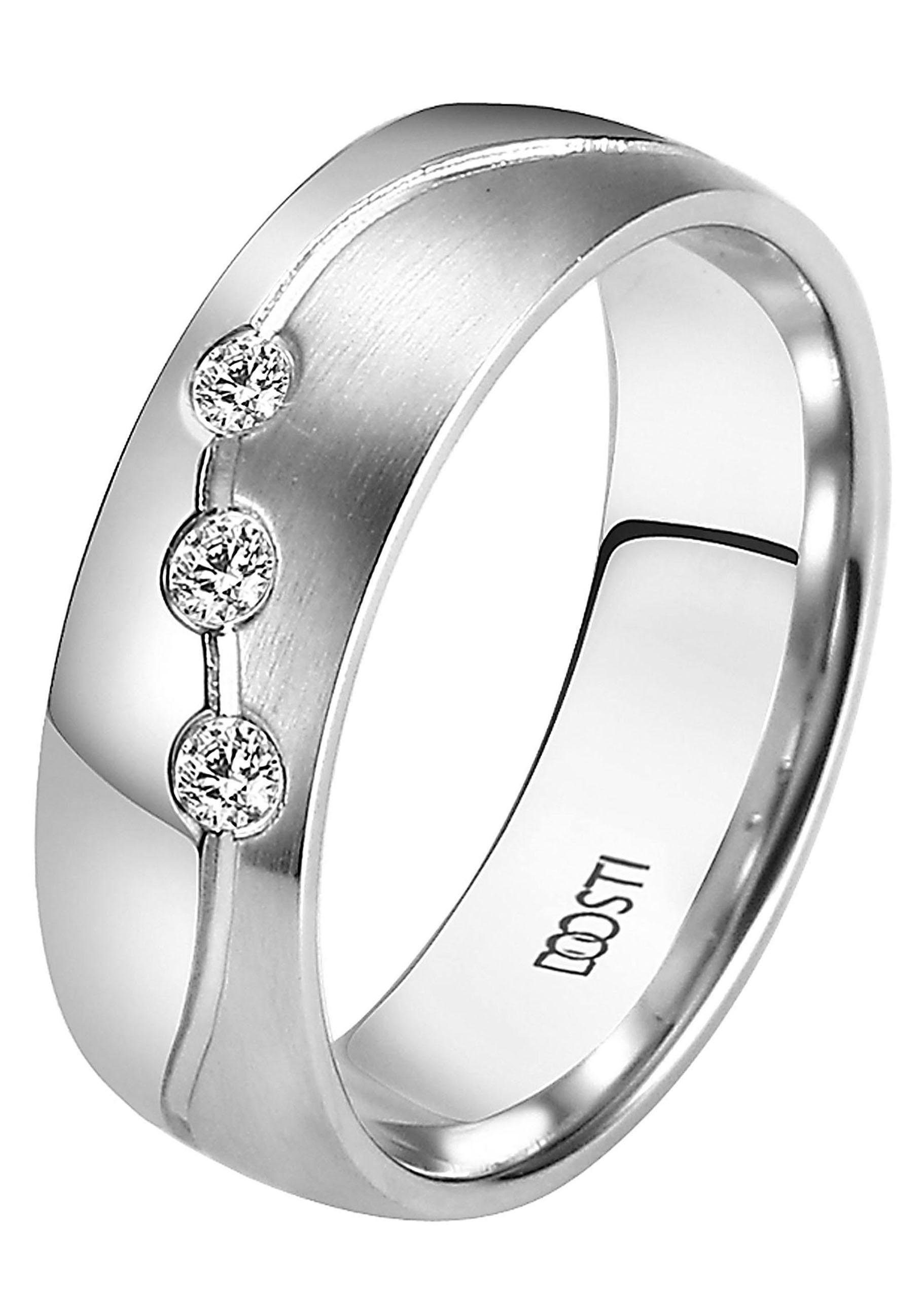 DOOSTI Trouwring Sieraden cadeau roestvrijstalen trouwring partnerring LIEBE