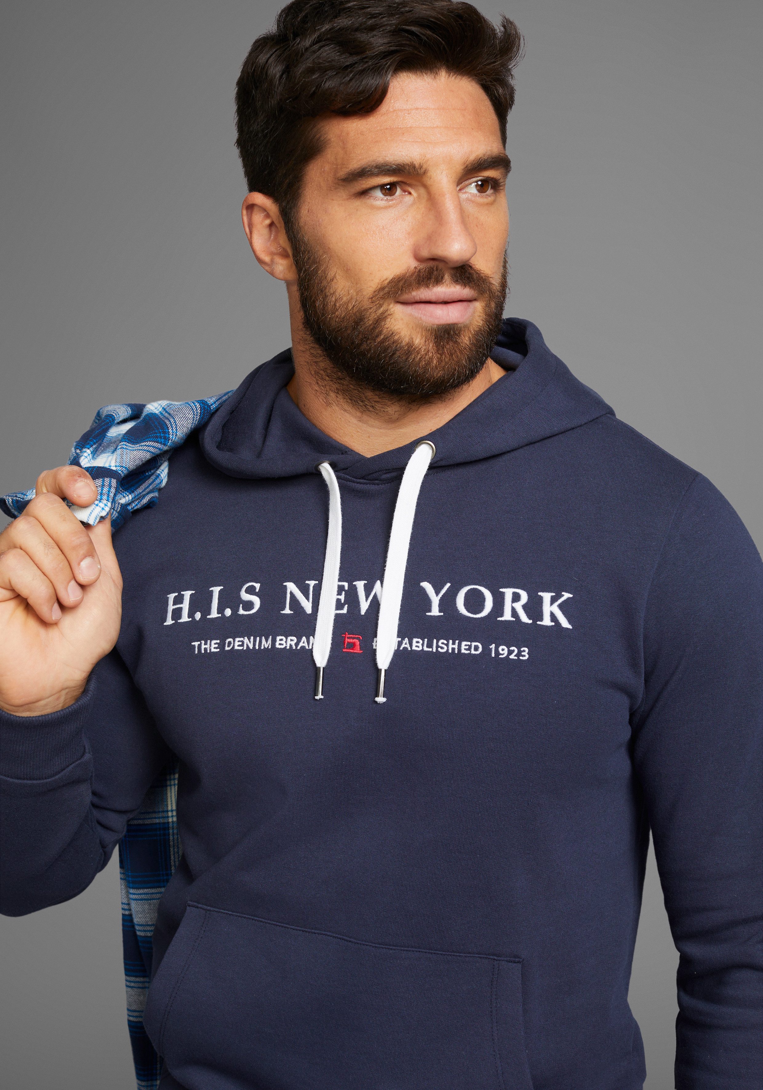 H.I.S Hoodie met logoprint nieuwe collectie