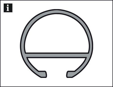 GARDINIA Gordijnroede Rail binnenin I Serie enkelprogramma Chicago Ø 20 mm, zonder accessoires (1 stuk)