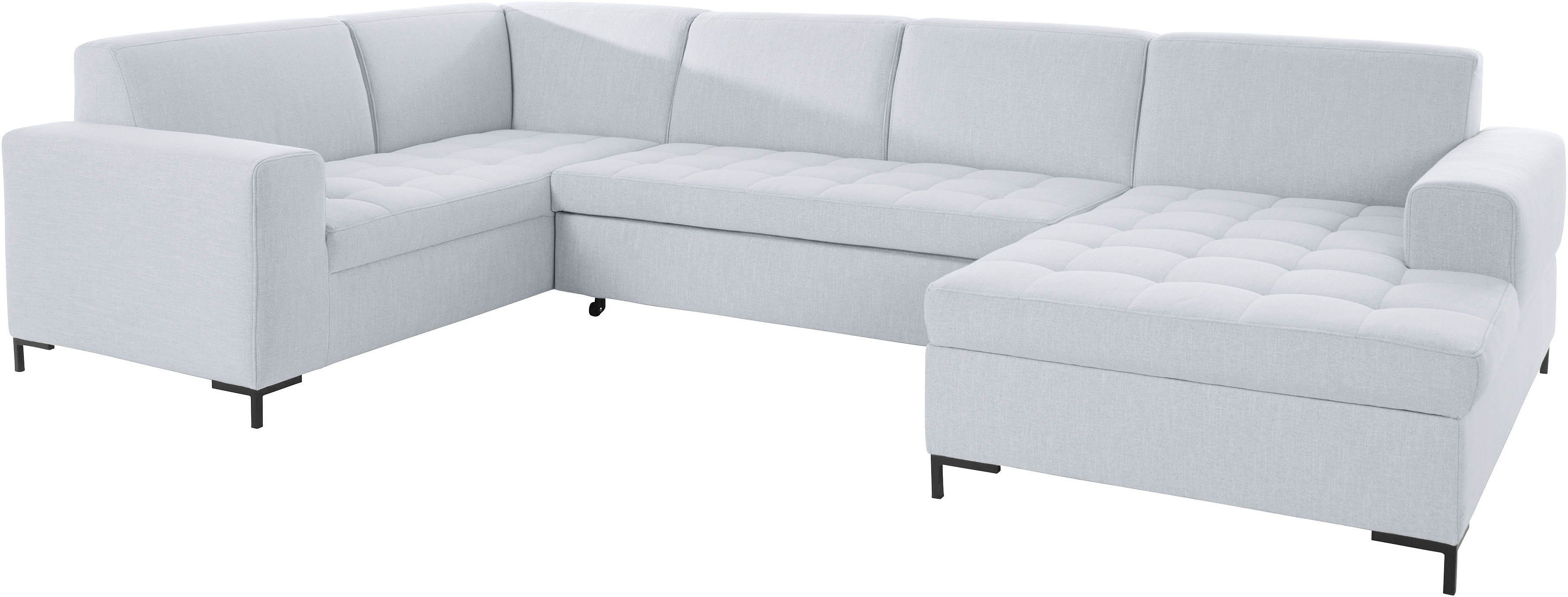 OTTO products Zithoek Grazzo, actuele stiksels in de zitting, veel ruimte, U-vorm, Breedte 332cm