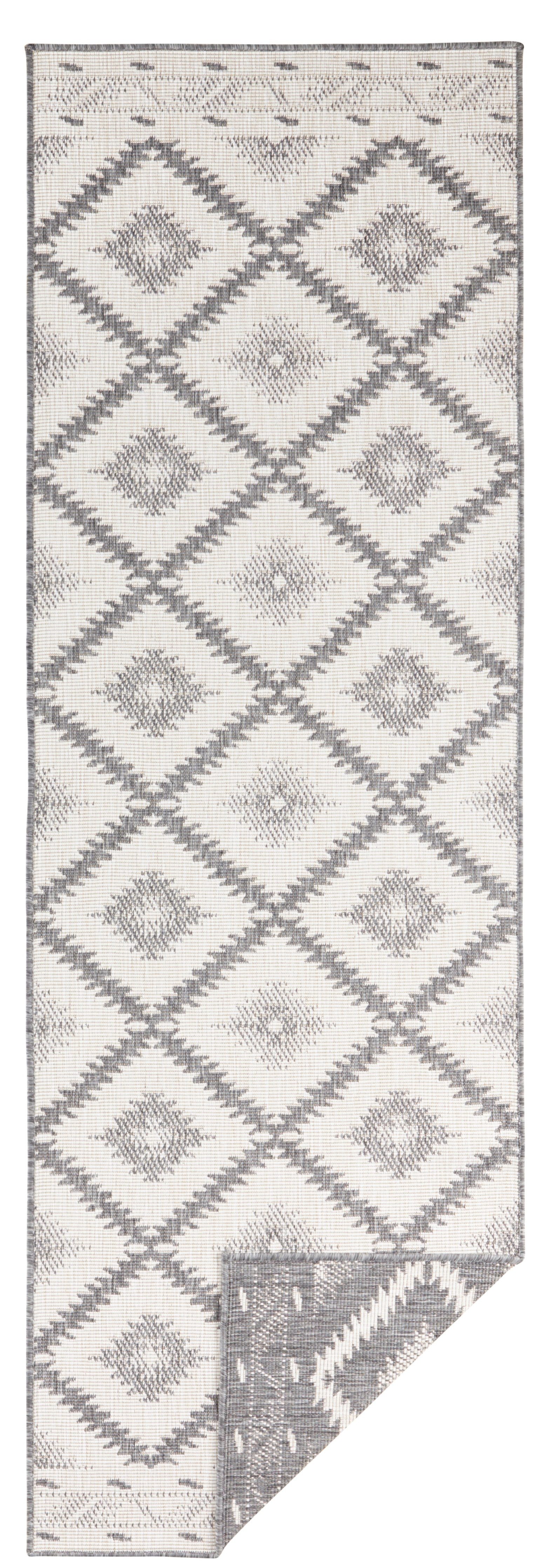 NORTHRUGS Vloerkleed Malibu omkeerbaar tapijt Binnen- en buitengebruik, weerbestendig, balkon, loper, woonkamer, waterbestendig