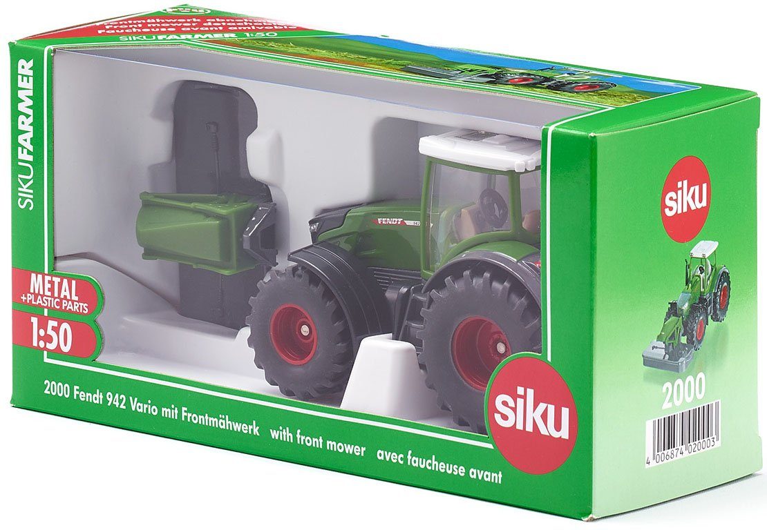Siku Speelgoed-tractor SIKU Farmer, Fendt 942 vario met frontmaaier (2000)