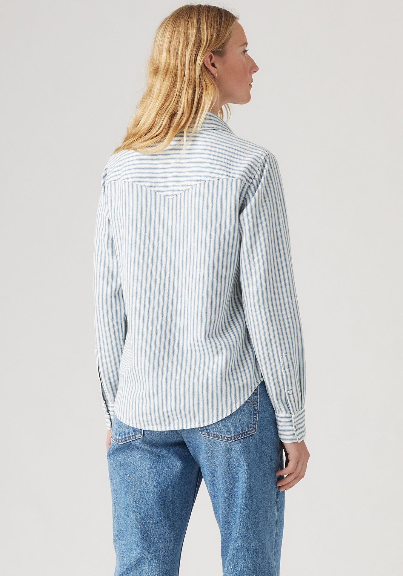 Levi's® Jeans blouse ICONIC WESTERN met gestreept patroon