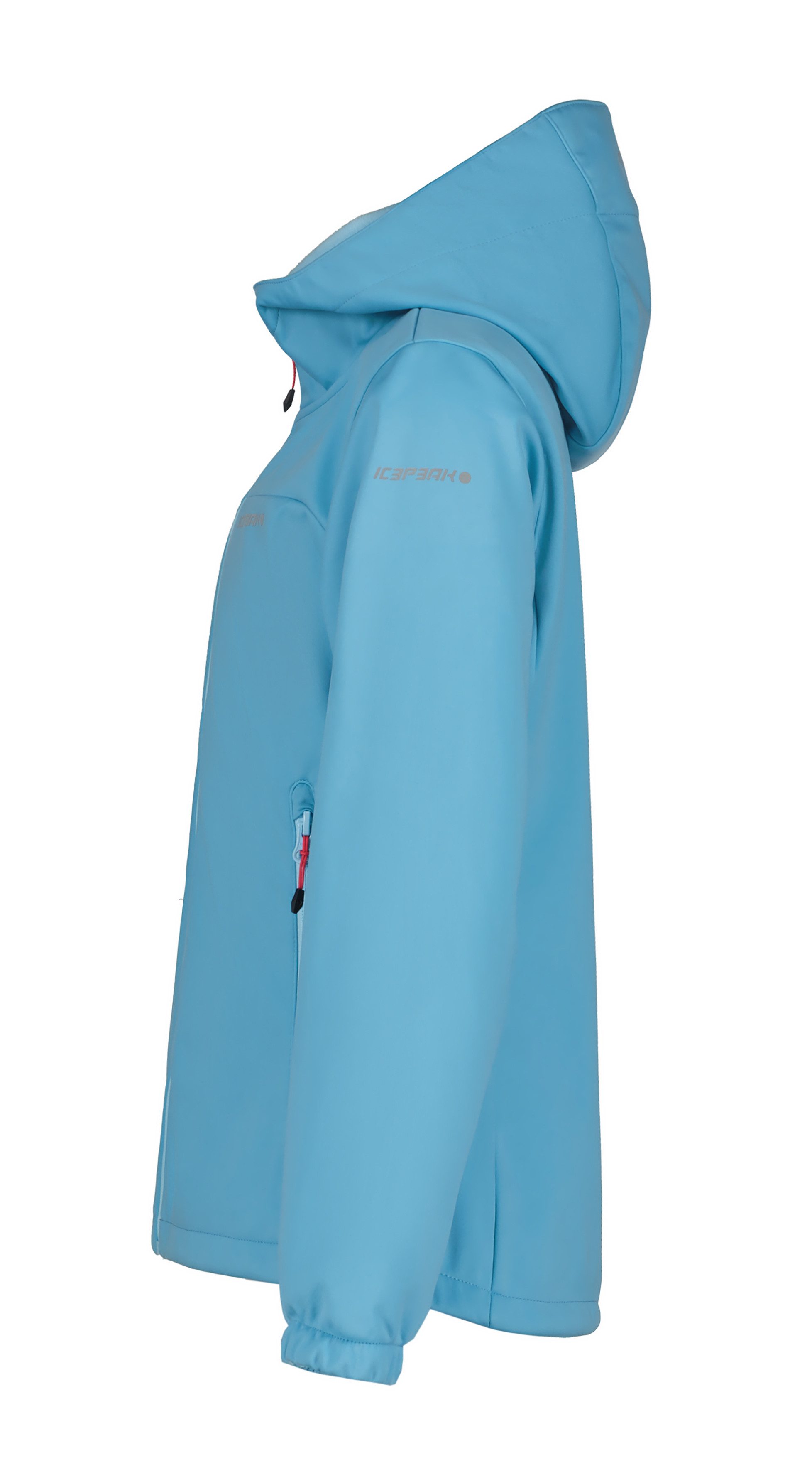 Icepeak Softshell-jack KULM JR met modieuze logo-opschriften (1 stuk)