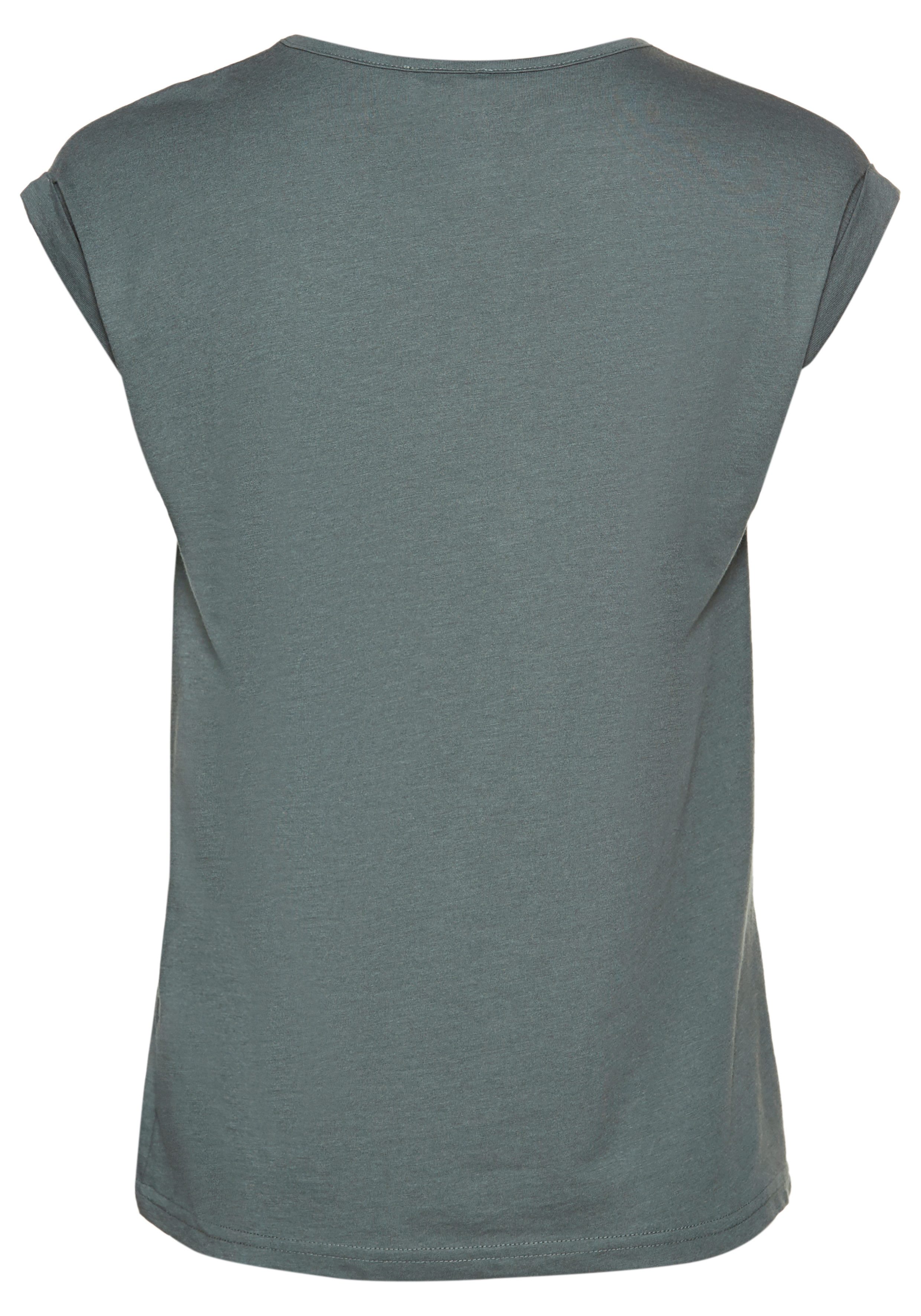 Boysen's T-shirt Korte mouwen, effen, ronde hals, voor vrije tijd en dagelijks gebruik