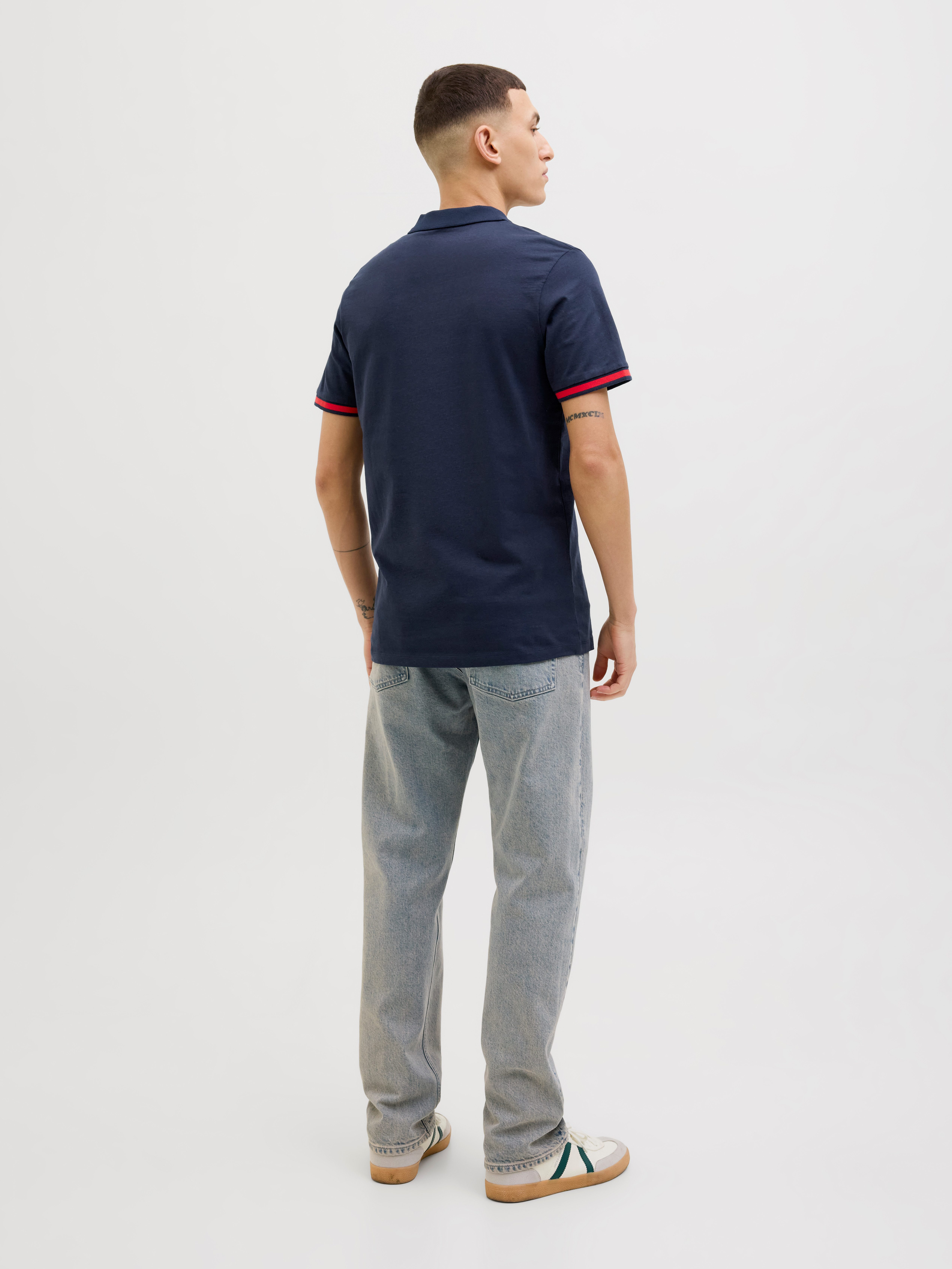 Jack & Jones Poloshirt JJEJERSEY LOGO POLO SS SN