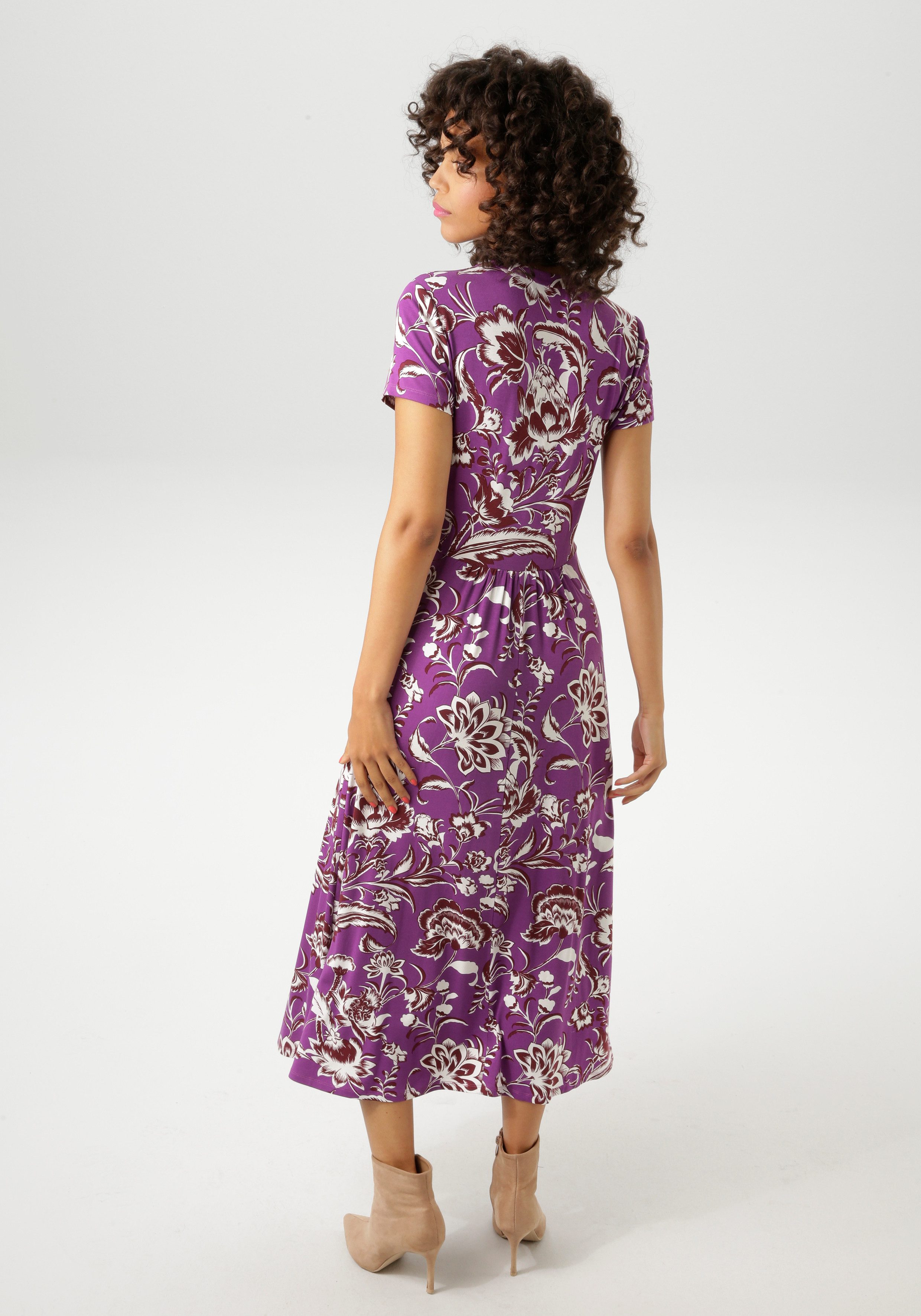 Aniston CASUAL Zomerjurk met maxi-bloemenprint - nieuwe collectie