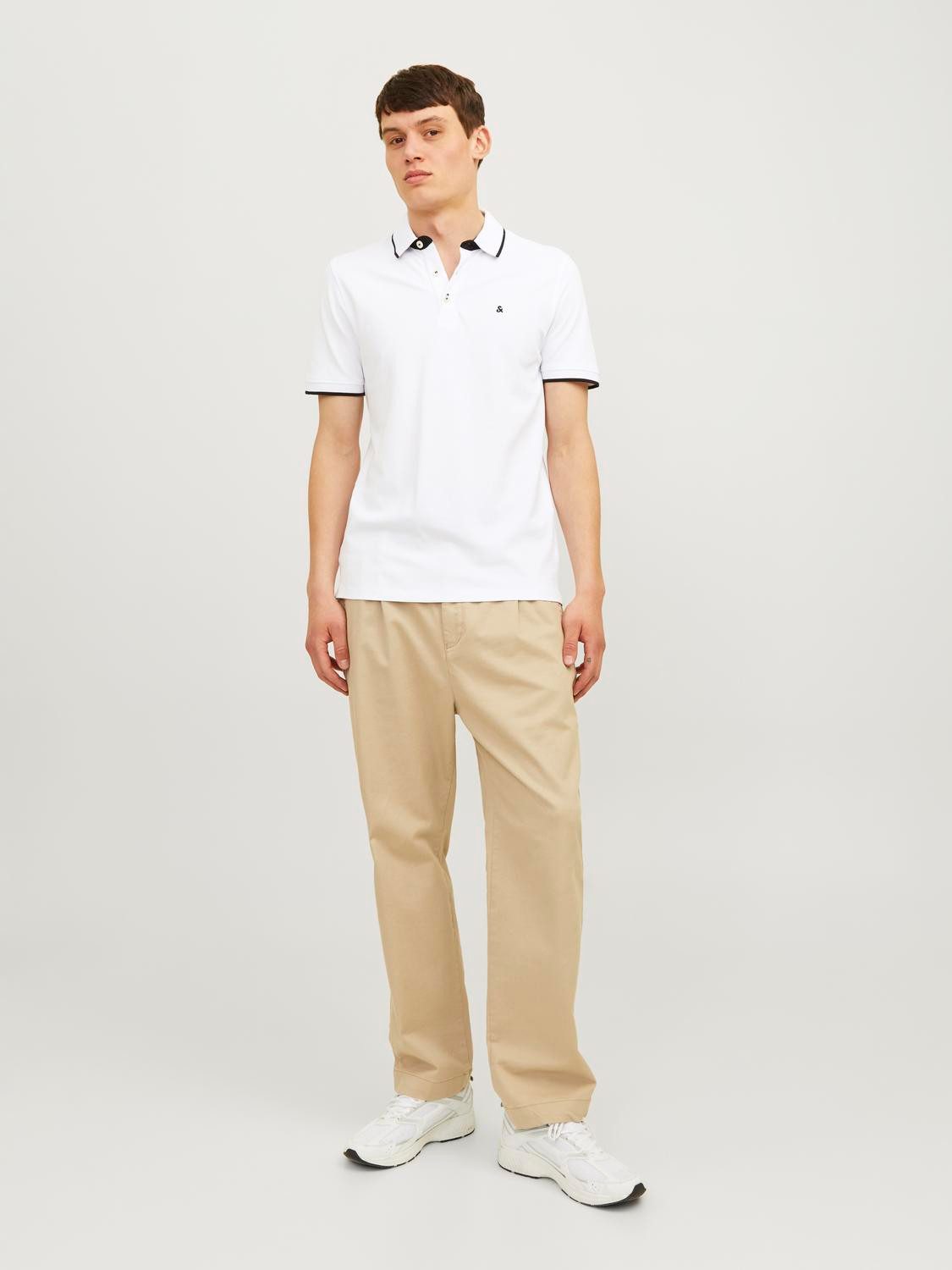 Jack & Jones Poloshirt JJEPAULOS POLO SS 2PK MP NOOS (2-delig, Set van 2)