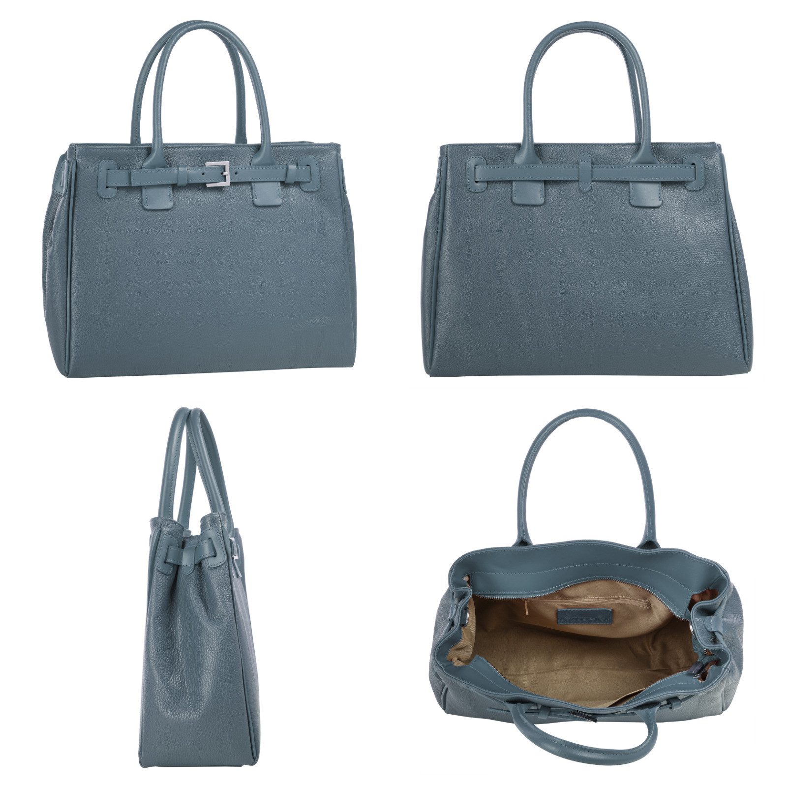 Cluty Tas echt leer, made in italy