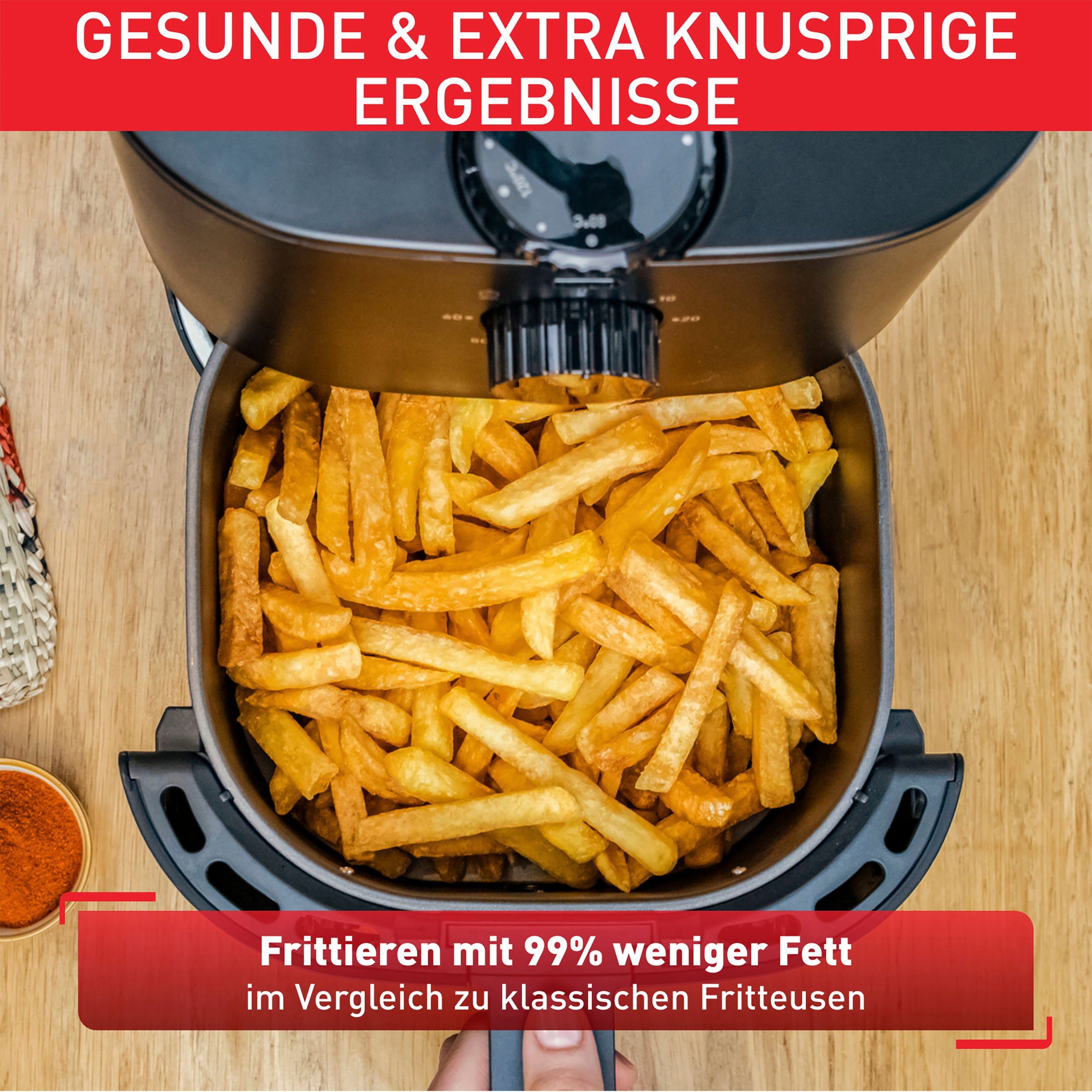 Tefal Airfryer EY1308 Easy Fry Essential compact design, energiebesparend, knapperige resultaten, gezond koken