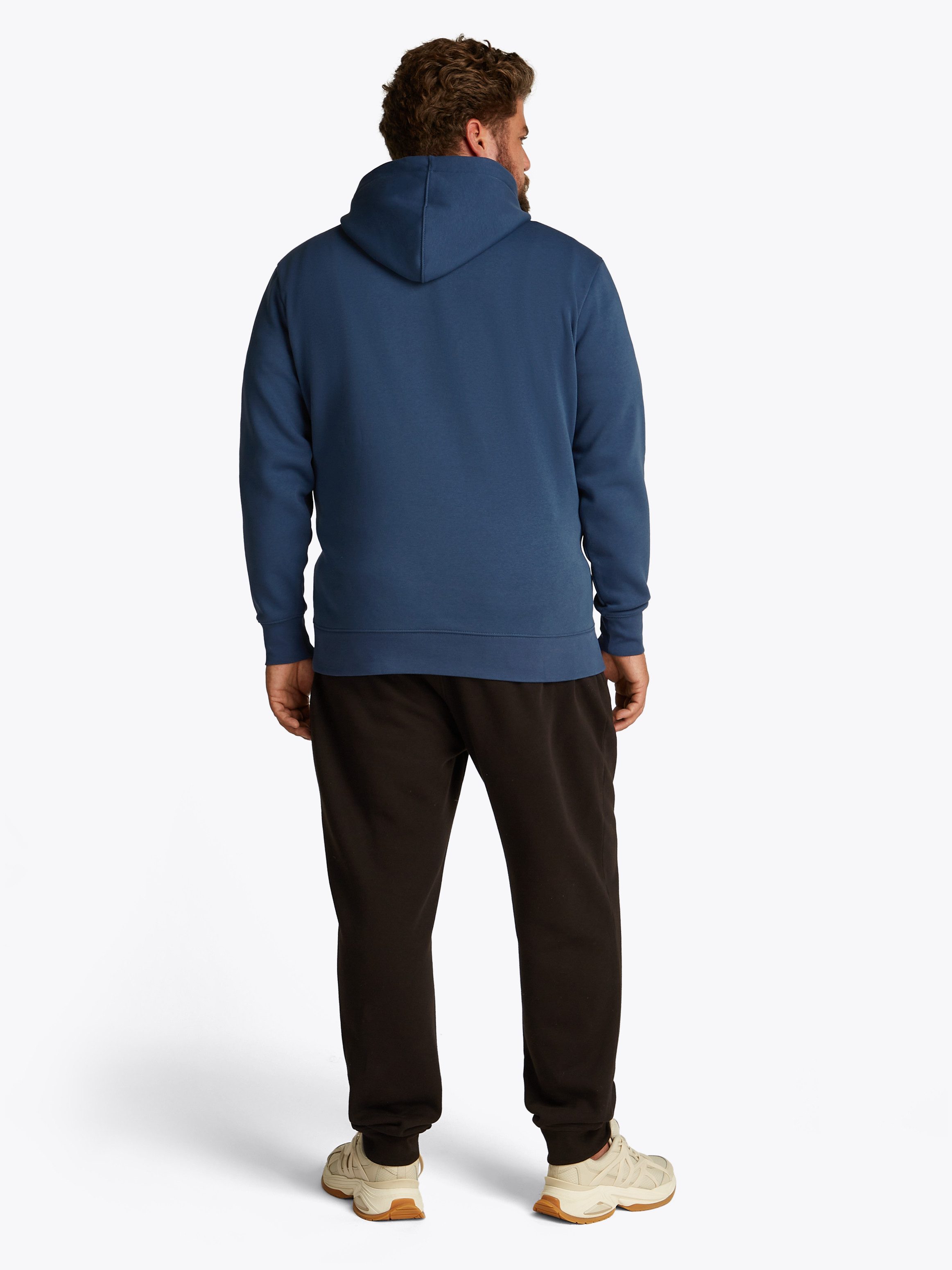 Tommy Hilfiger Sweatshirt BT-SCRIPT LOGO HOODY-B in grote maten, logoborduring
