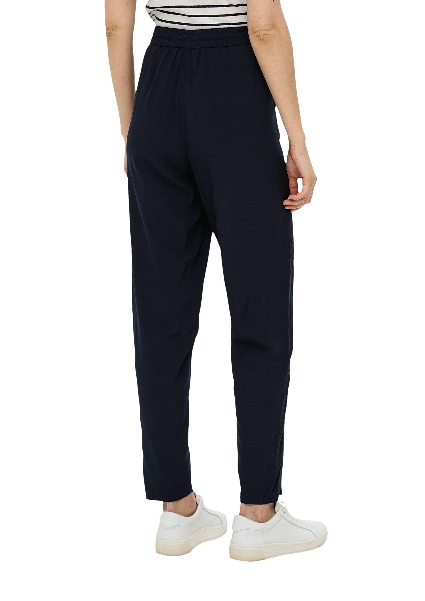 s.Oliver Joggingbroek met elastische band en strikbandjes