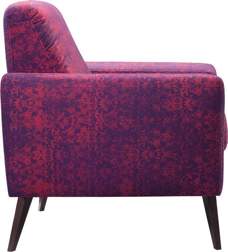 exxpo - sofa fashion Fauteuil Side, comfortabele loungestoel met extravagante bekleding