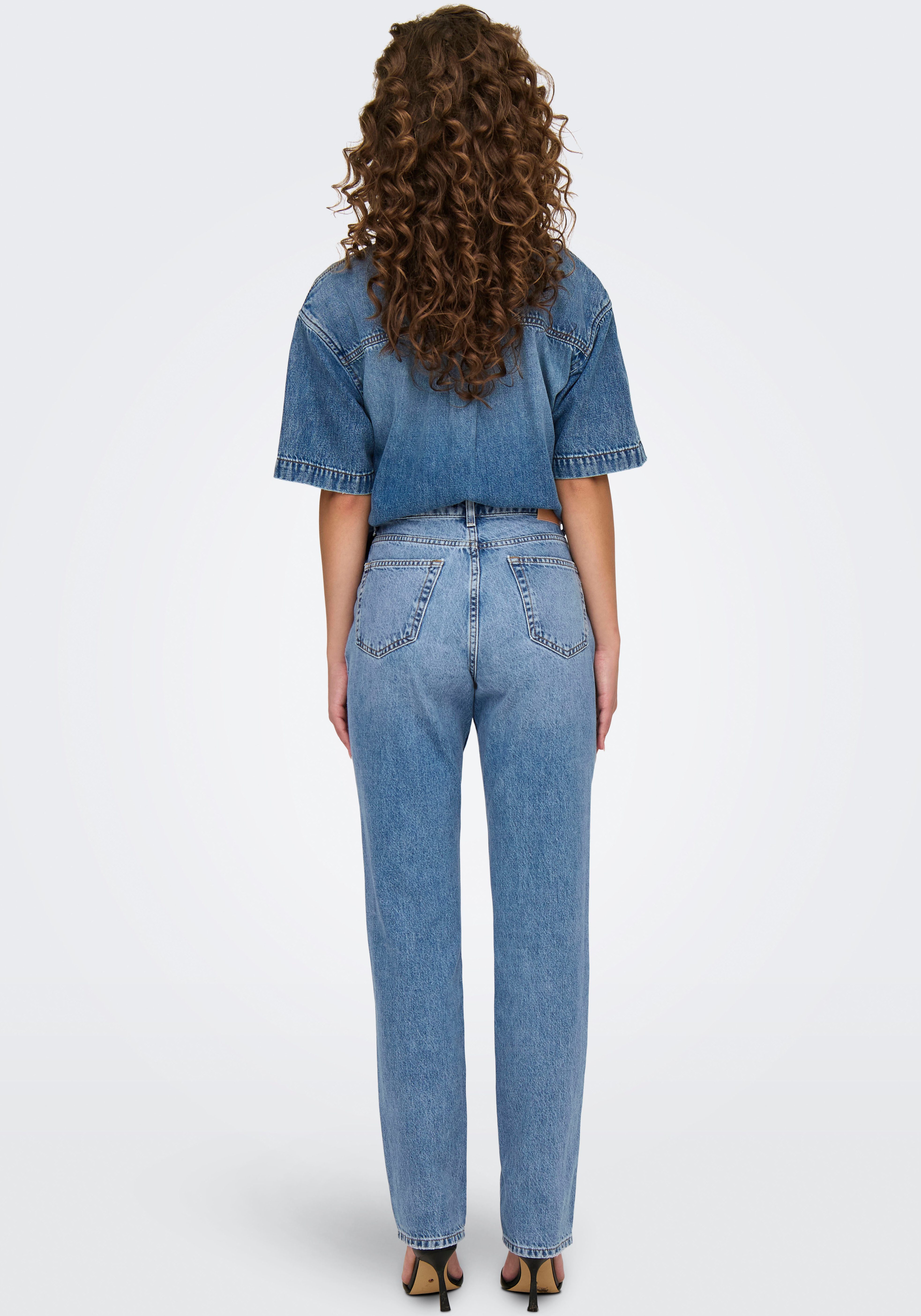 Only Low Rise-jeans ONLBRENDA LOW WIDE DNM CRO158 NOOS