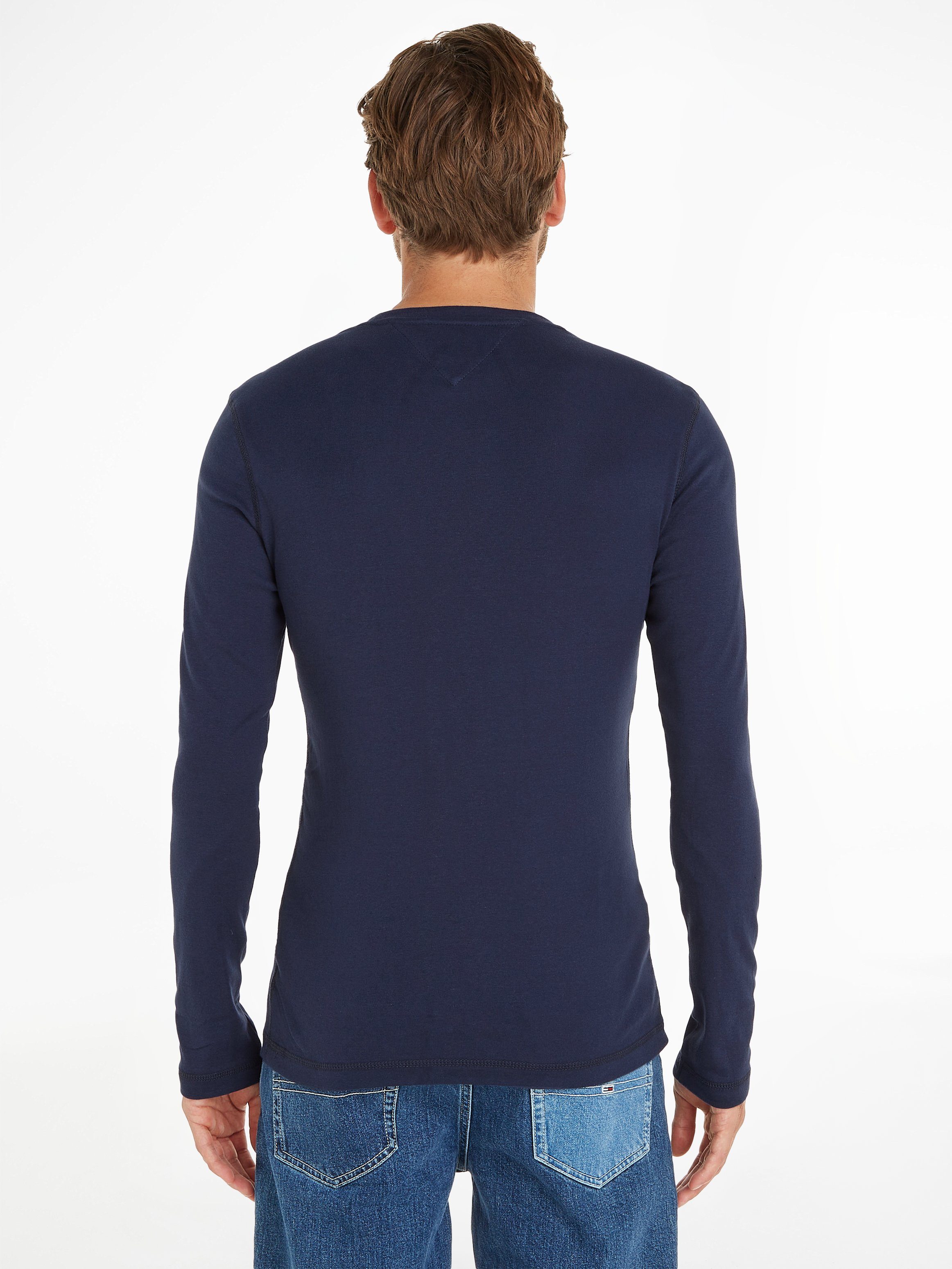 TOMMY JEANS Shirt met lange mouwen TJM ORIGINAL RIB LONGSLEEVE TEE