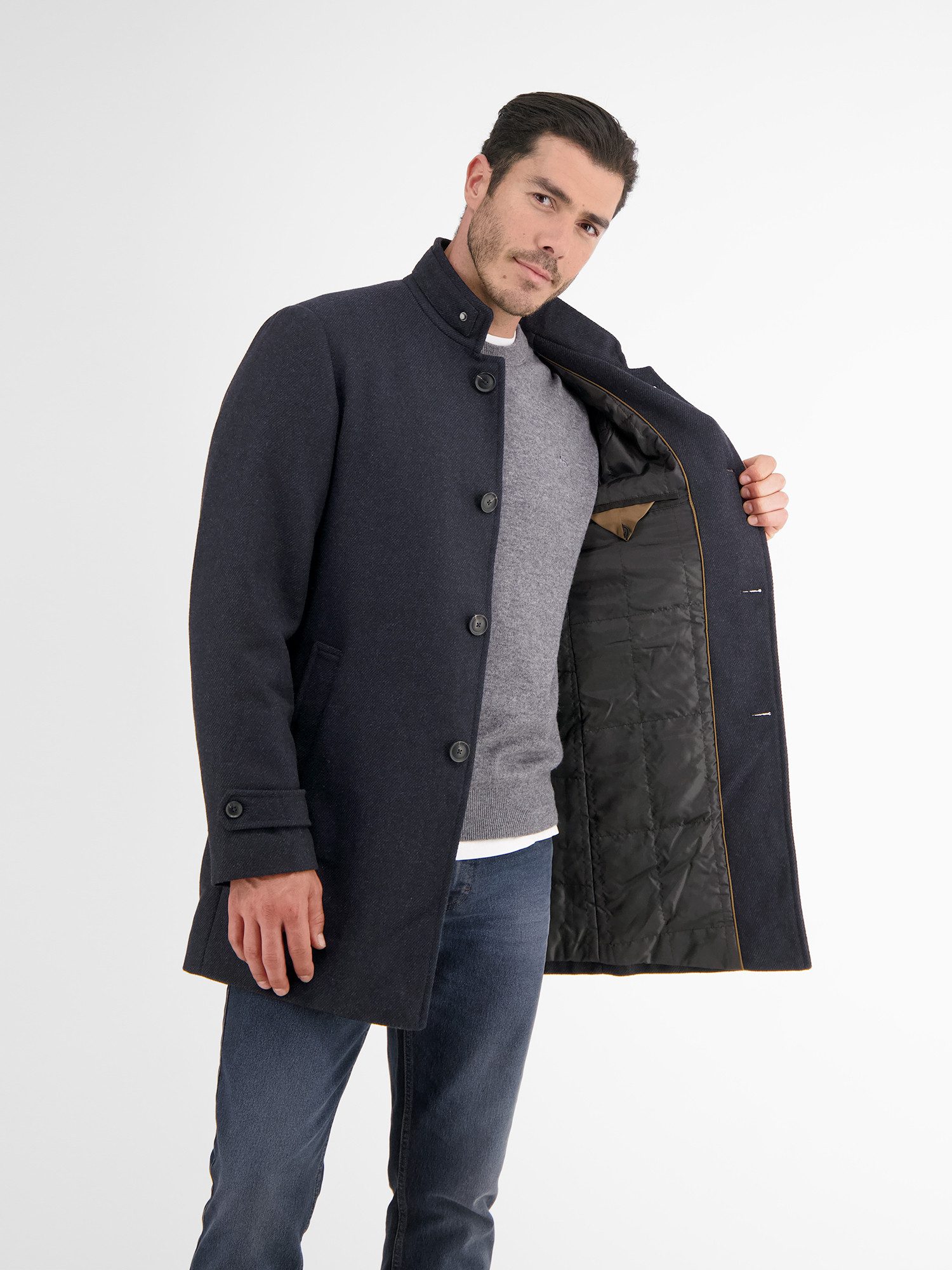 Lerros Lang jack LERROS jas in elegant-sportief ontwerp