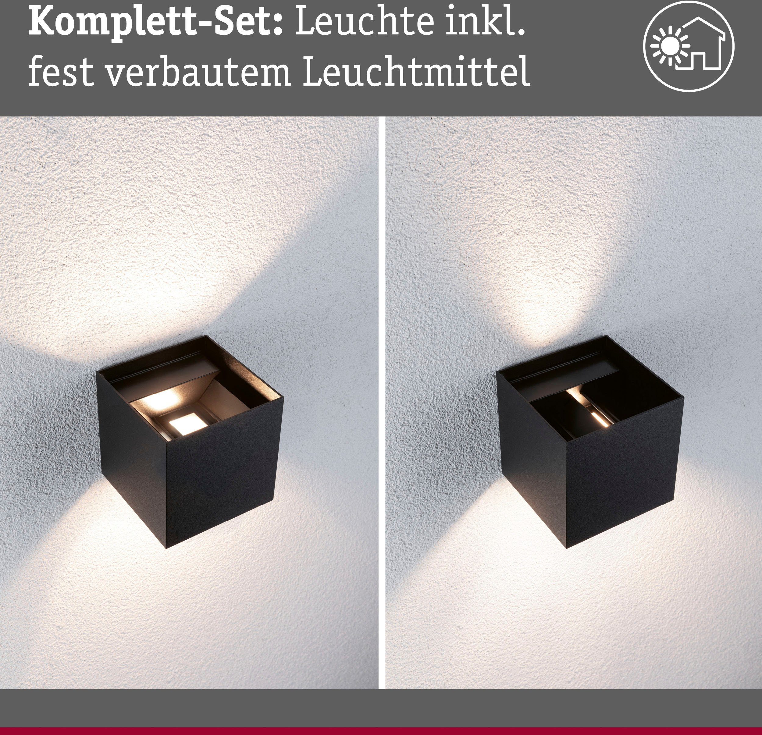 Paulmann Led-wandlamp voor buiten Buiten 230V Cybo RGBW Zigbee 2000-6500K Antraciet (1 stuk)
