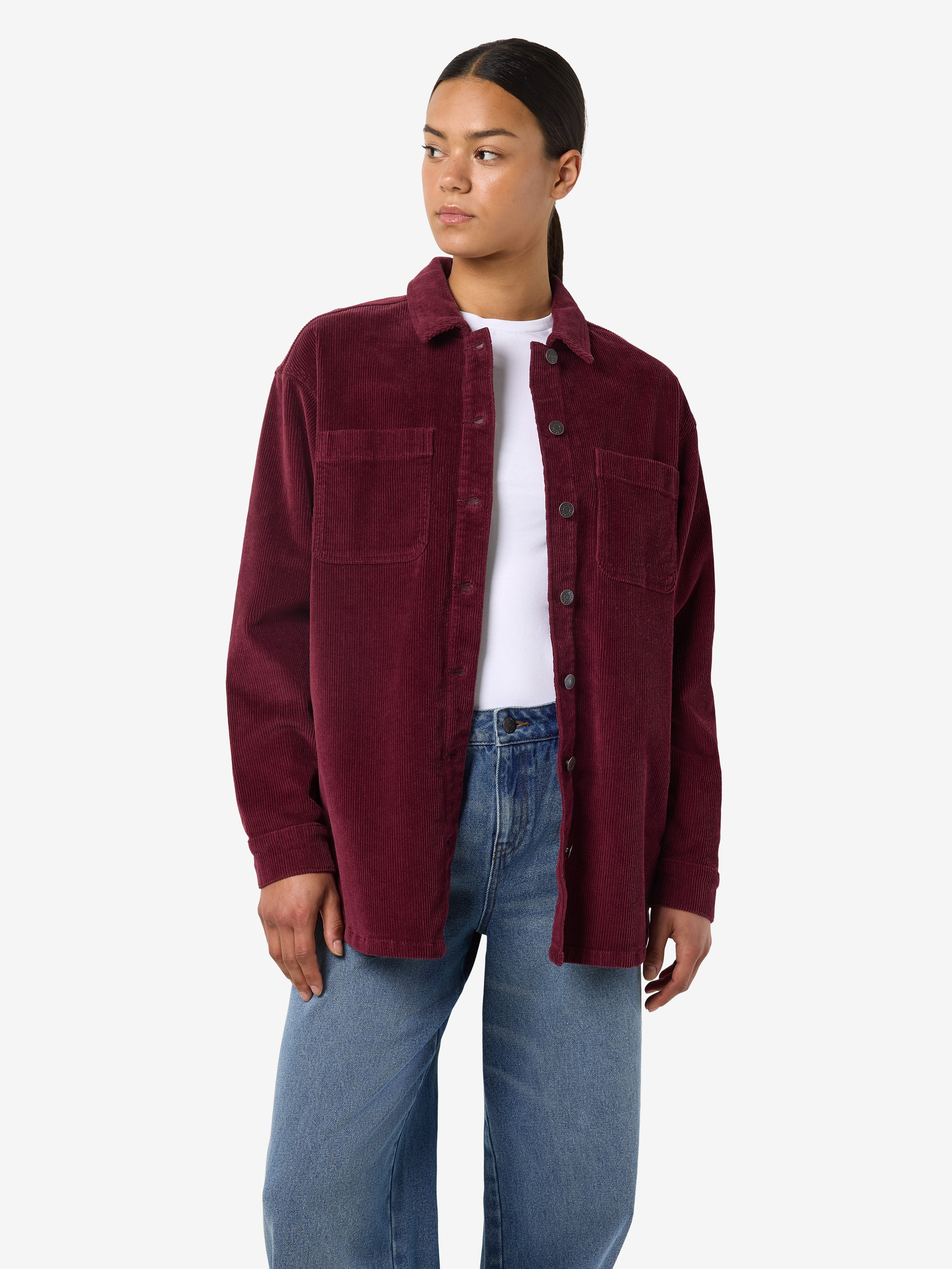 Noisy may Cordjasje NMALVA L/S SHACKET COLORED CORDUROY NOOS