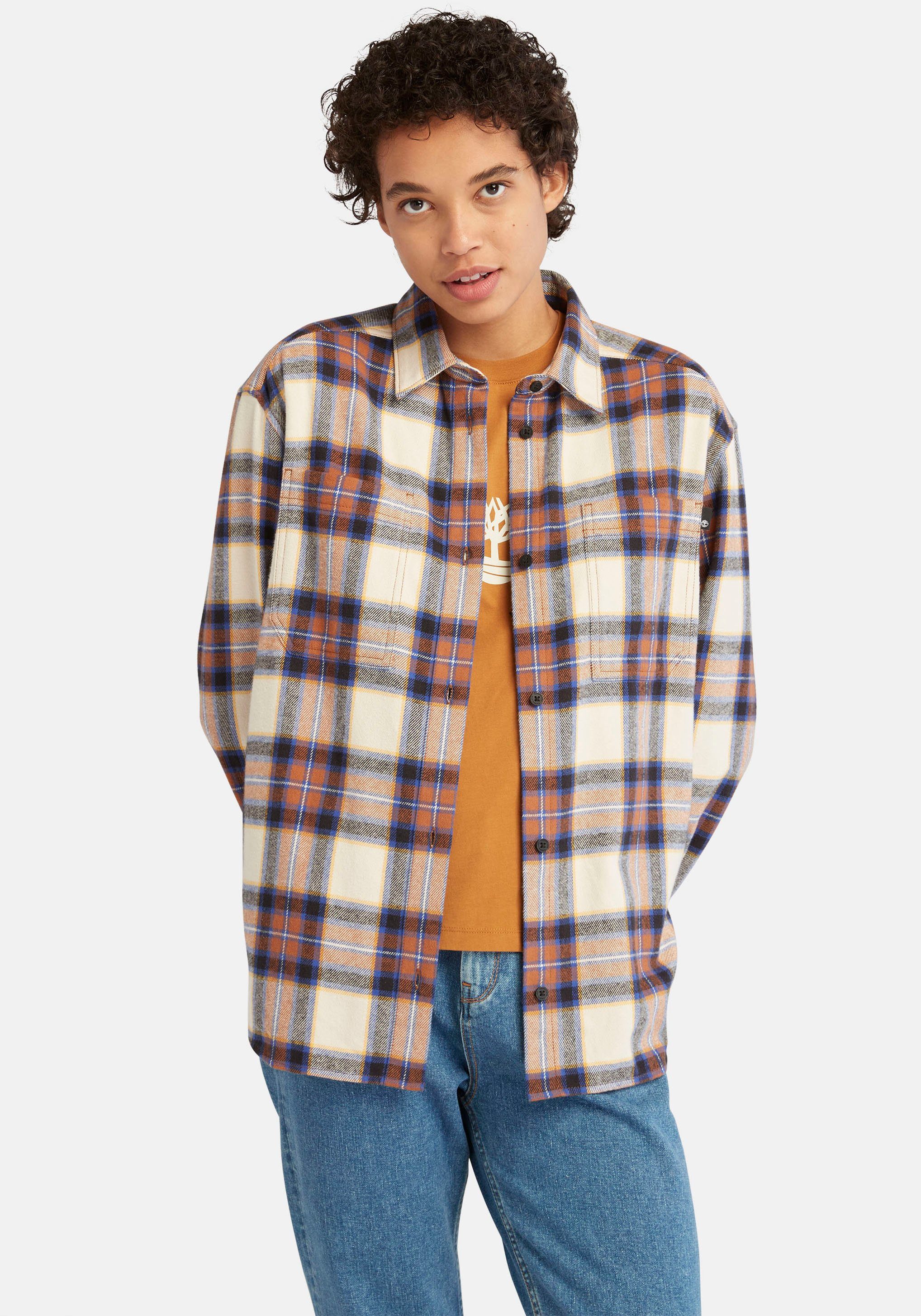 Timberland Geruit overhemd Flannel Overshirt