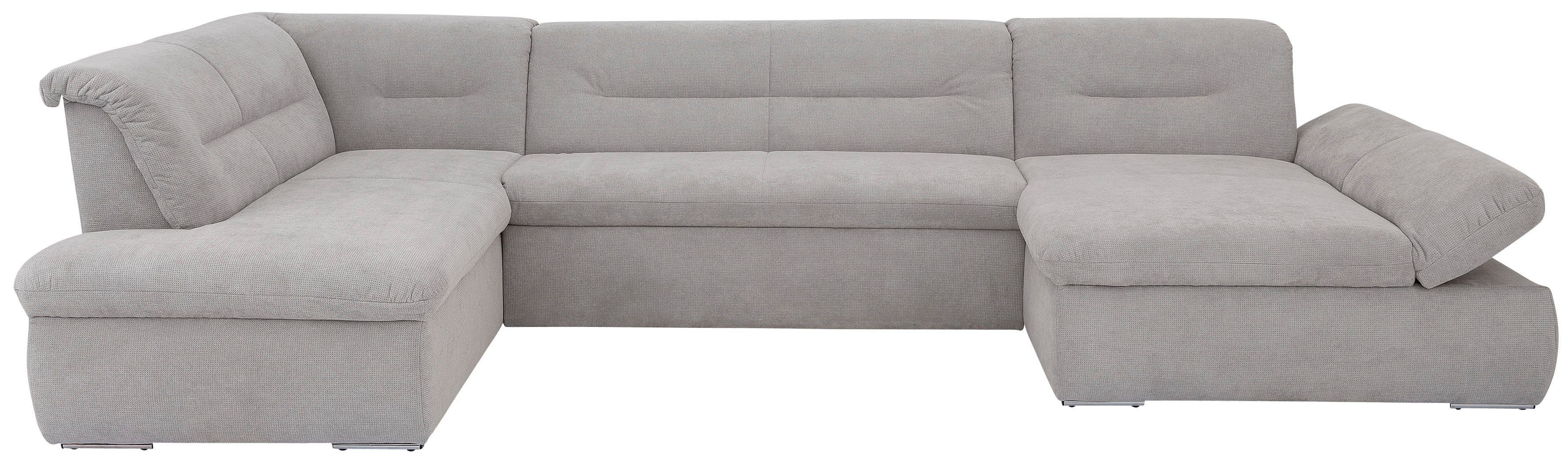INOSIGN Zithoek Avesa U-vorm Naar keuze met verstelbare armleuningen en slaapfunctie, bxdxh: 355x216x80cm