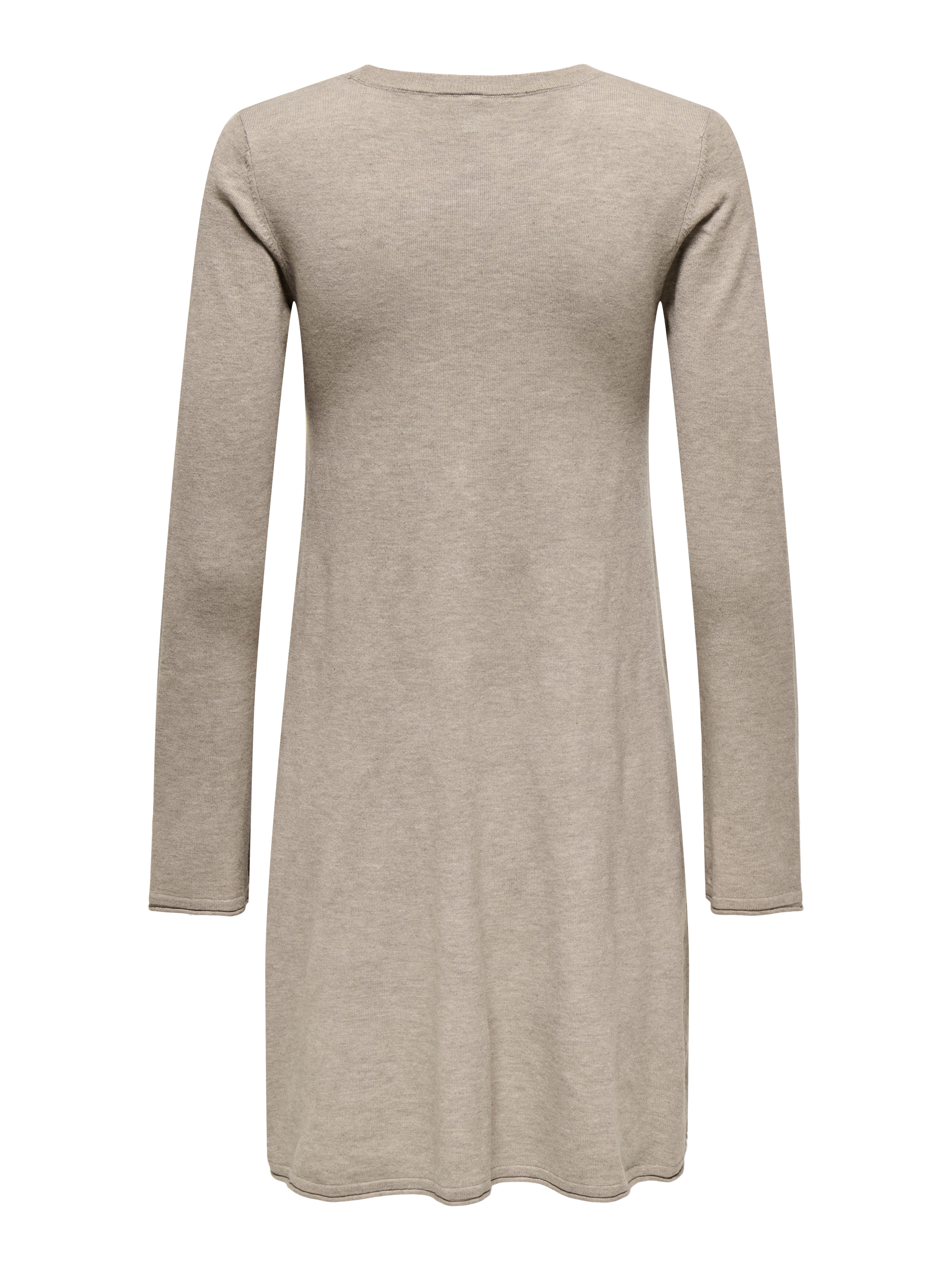 Only Midi-jurk ONLAMALIO LIFE LS ONECK DRESS KNT