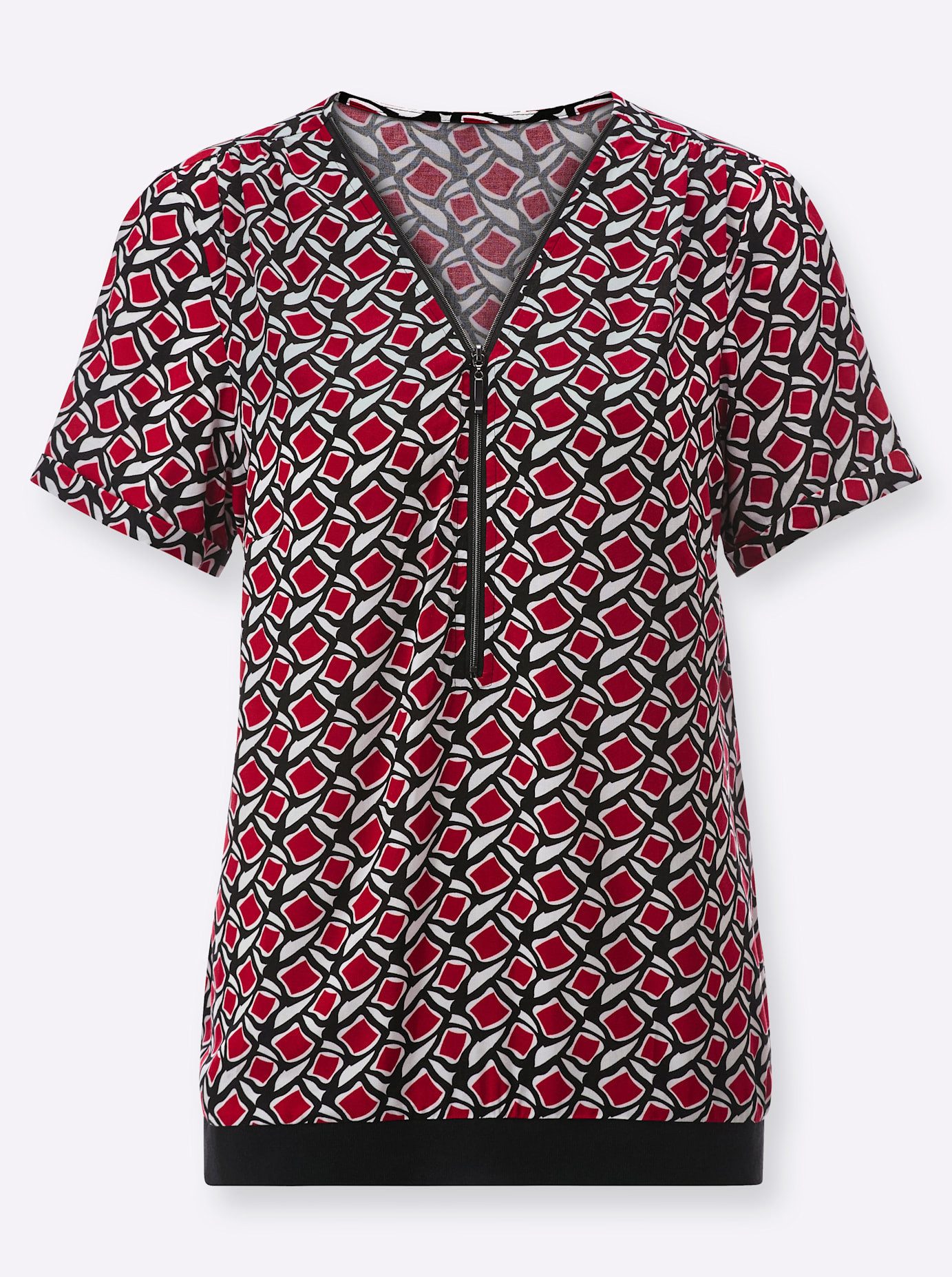 Creation L Blouse met korte mouwen