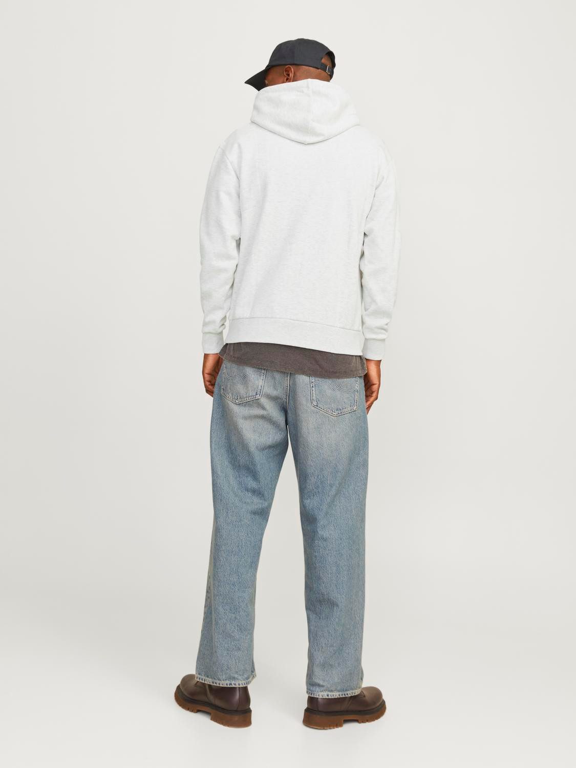 Jack & Jones Hoodie JJECALEB VARSITY SWEAT HOOD NOOS
